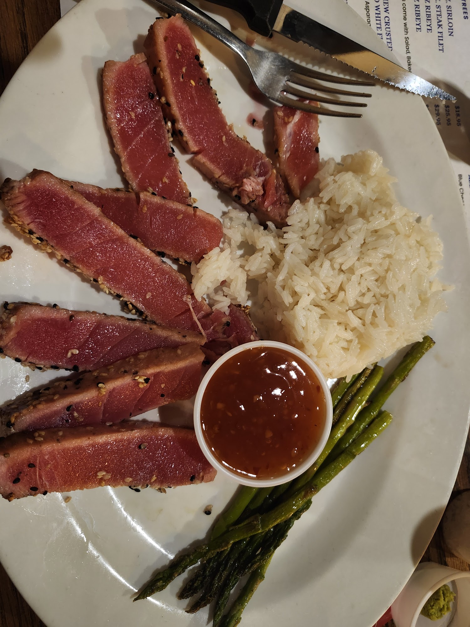 Levee Street Steak and Lounge Menu