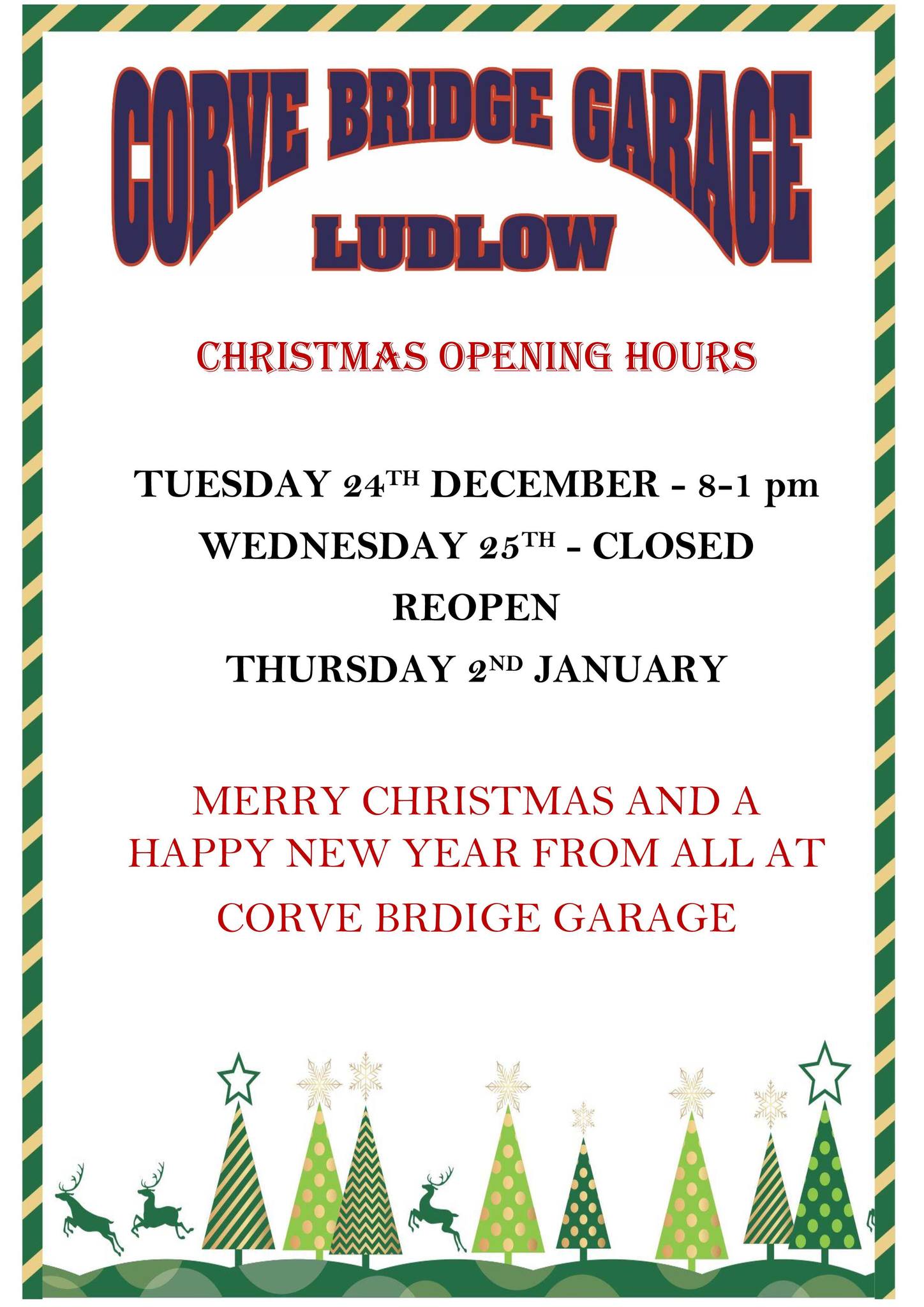 Corve Bridge Garage