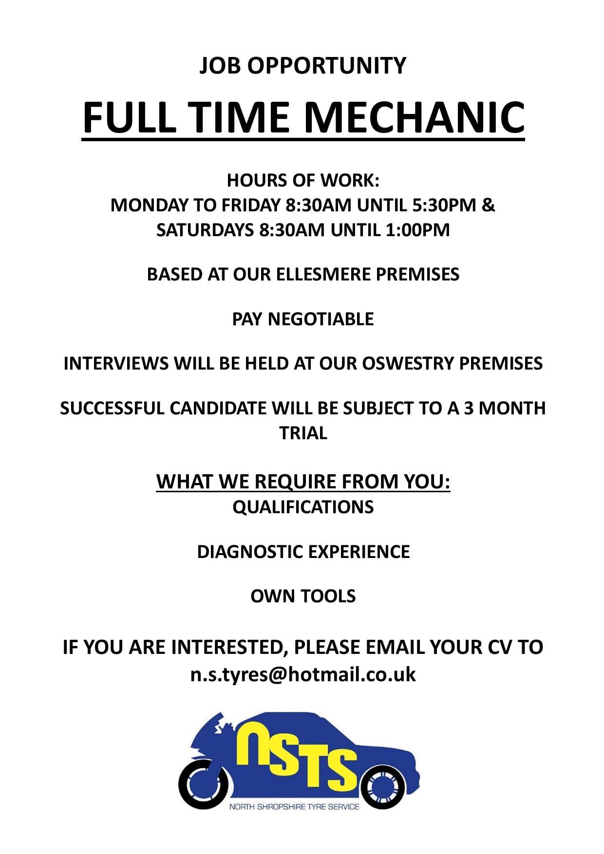 North Shropshire Tyre Service