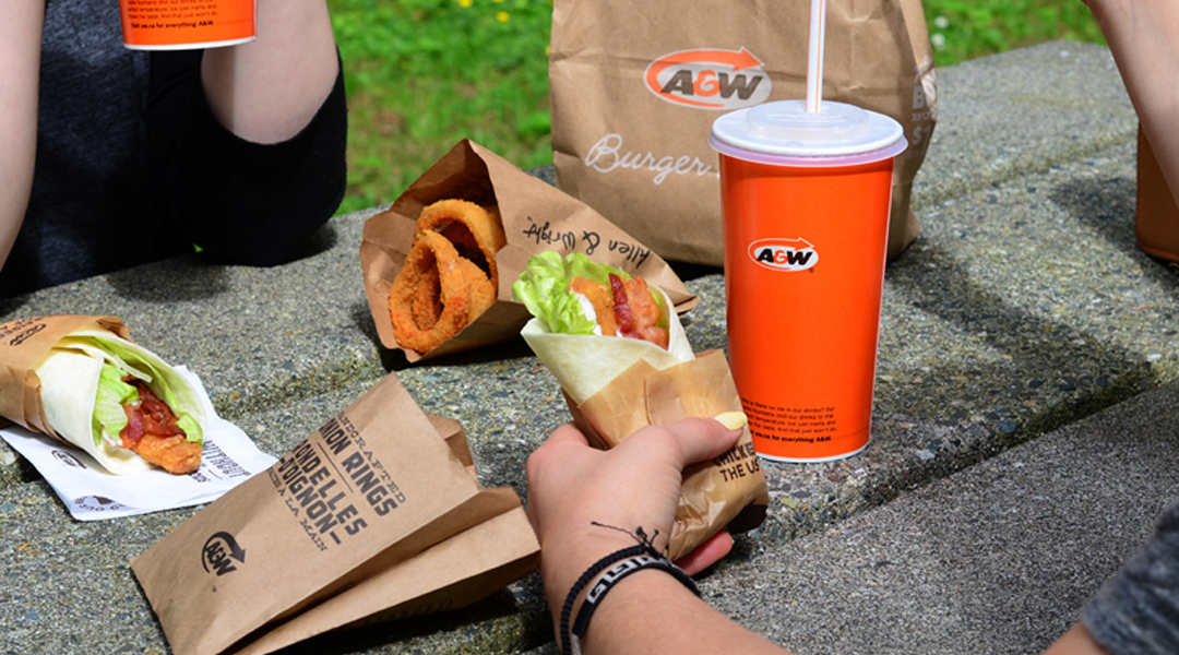 A&W Canada Menu
