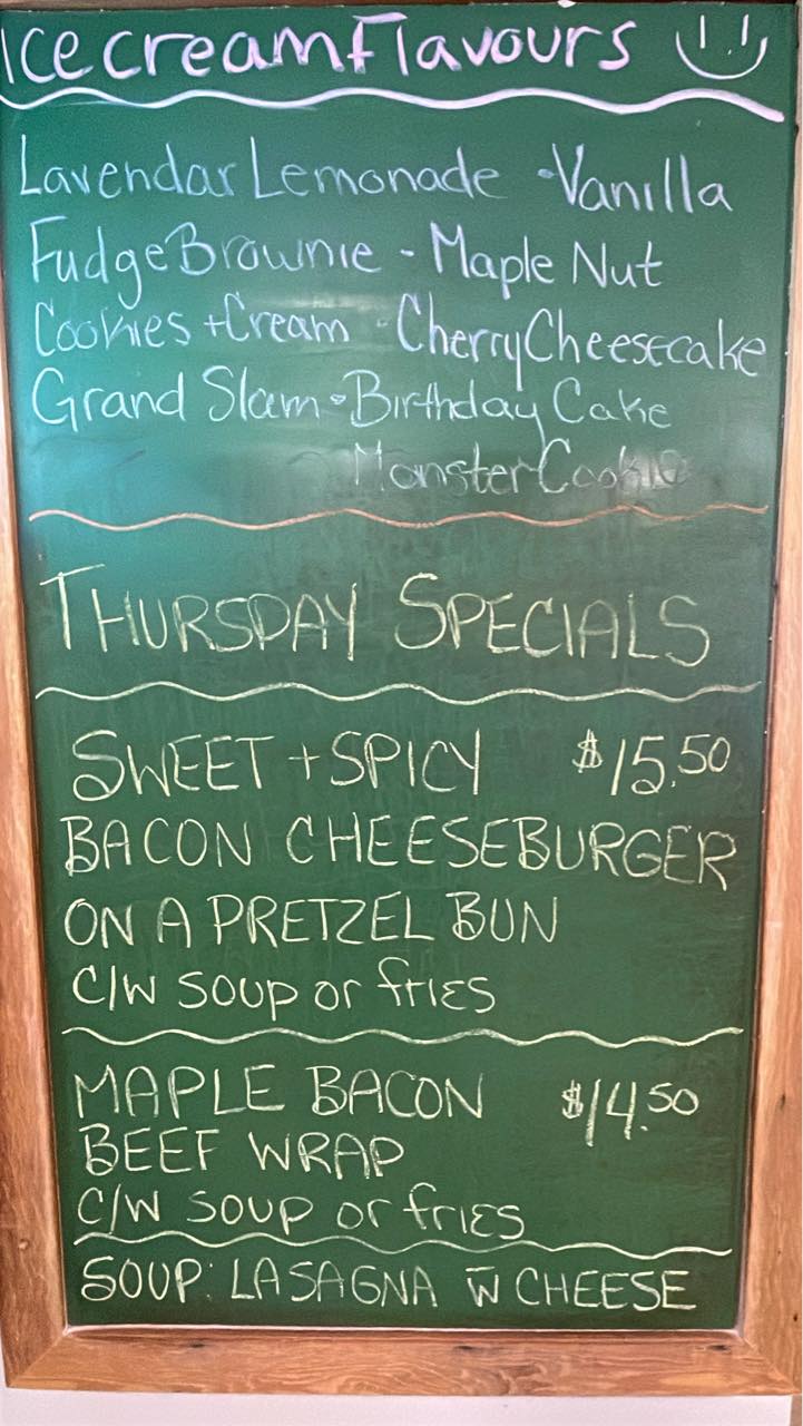 Little Country Kitchen Menu