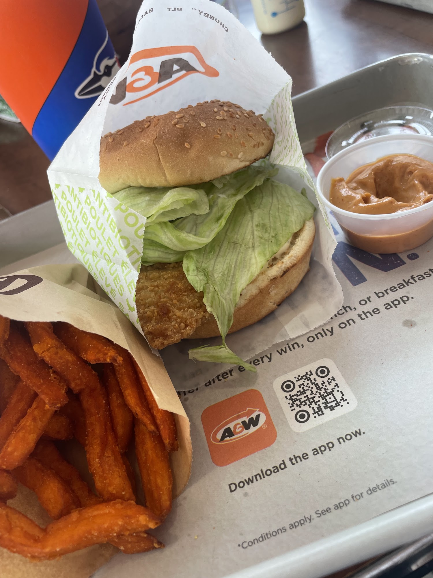 A&W Canada Menu