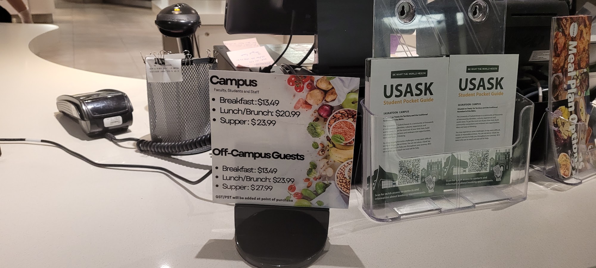 Marquis Culinary Centre Menu