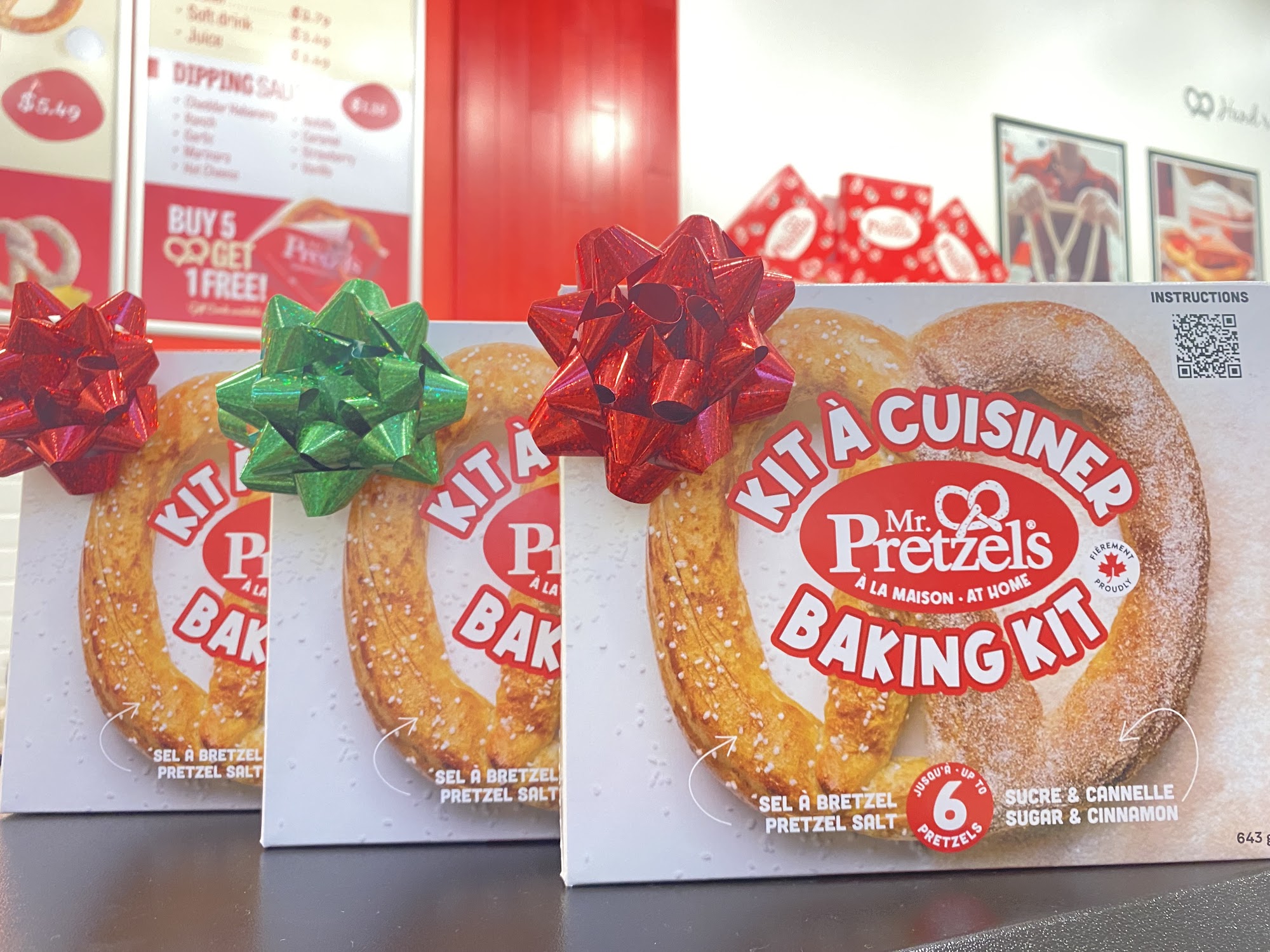 Mr. Pretzels Menu