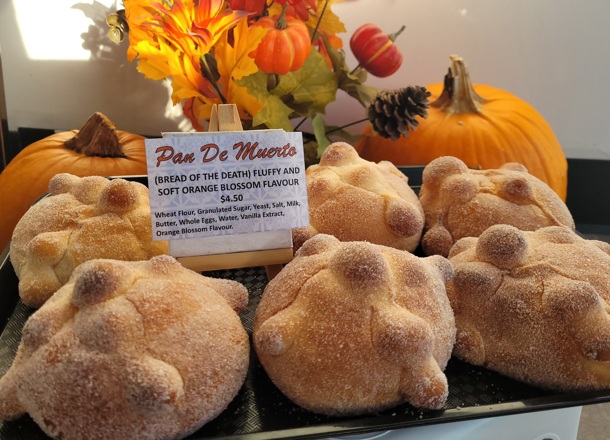 Treasure House Mexican Bakery Menu