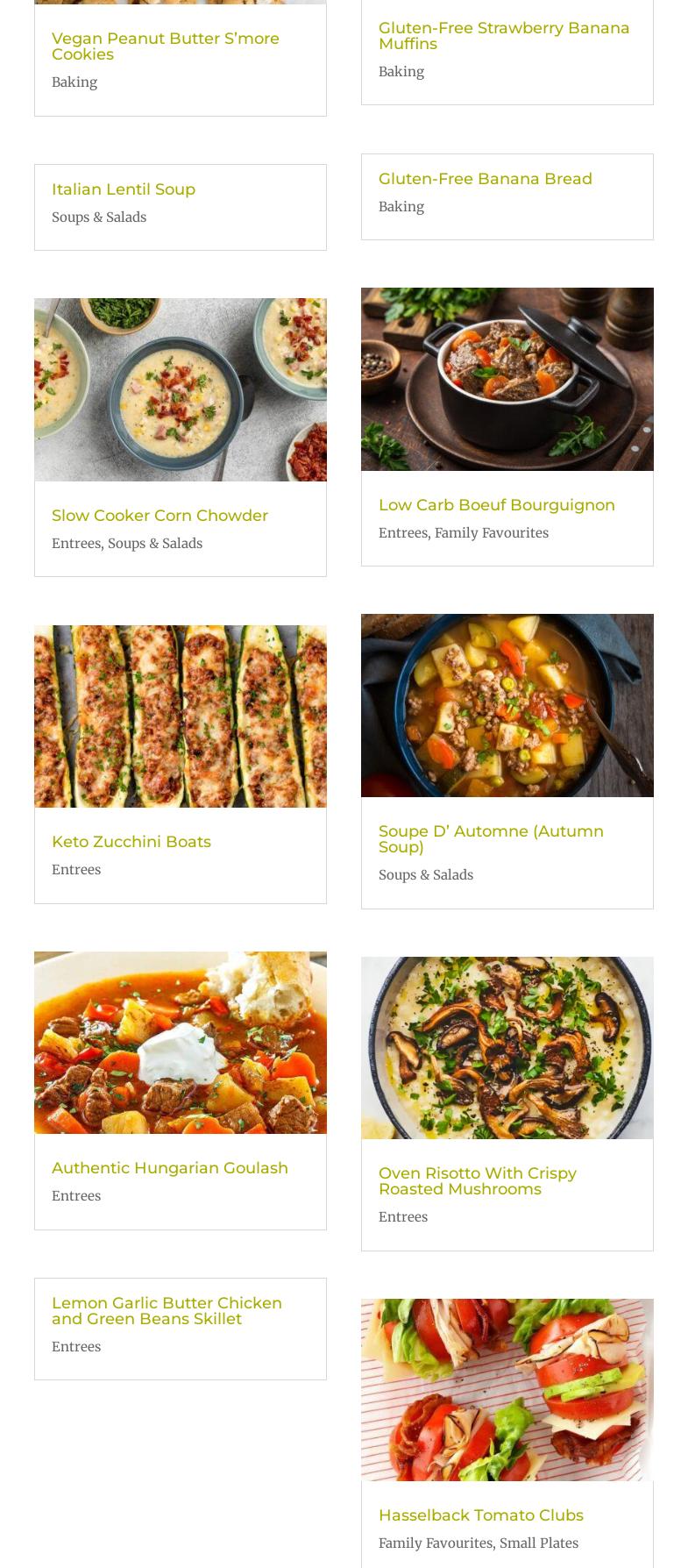 Nutters Everyday Naturals Menu