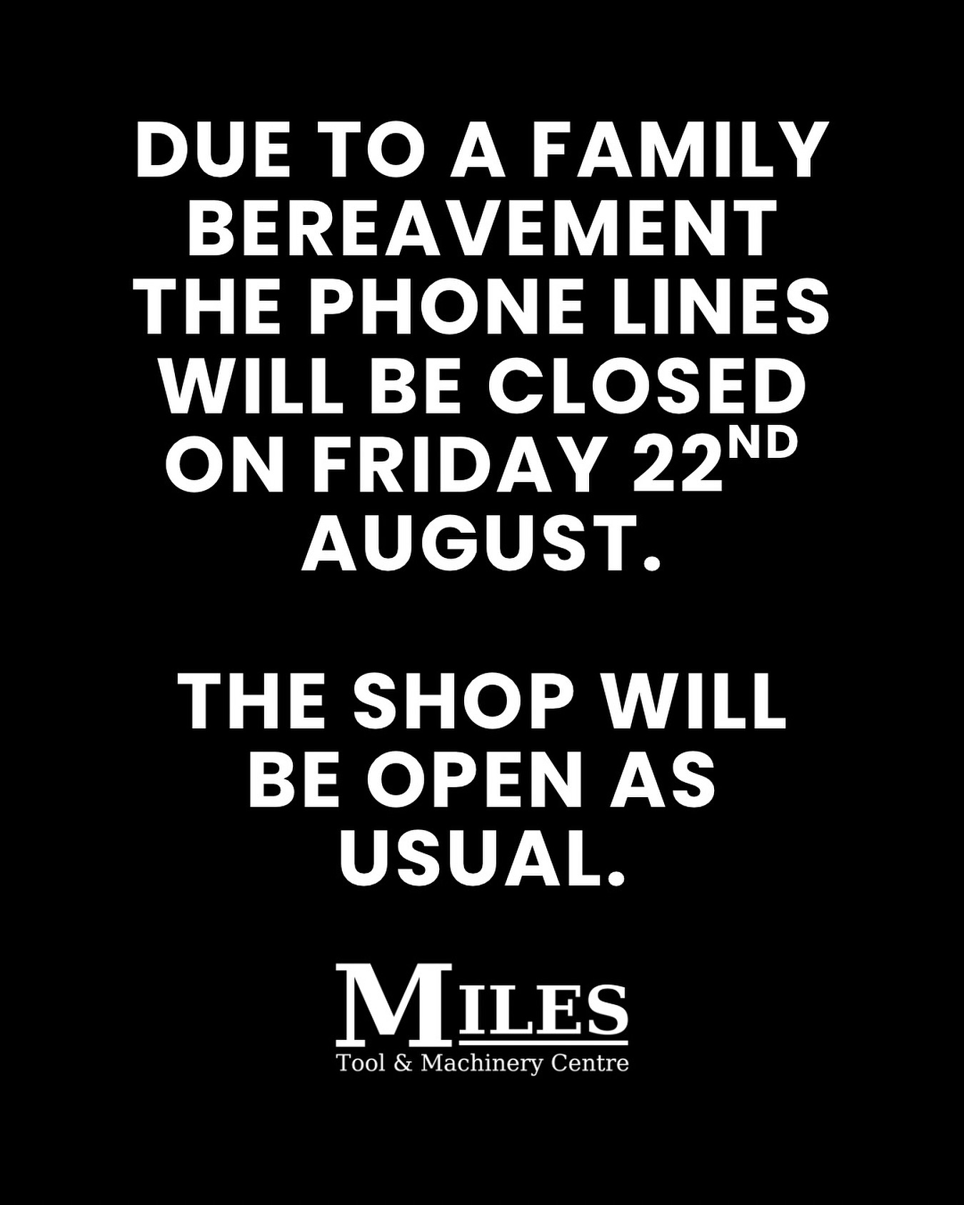Miles Tool & Machinery Centre