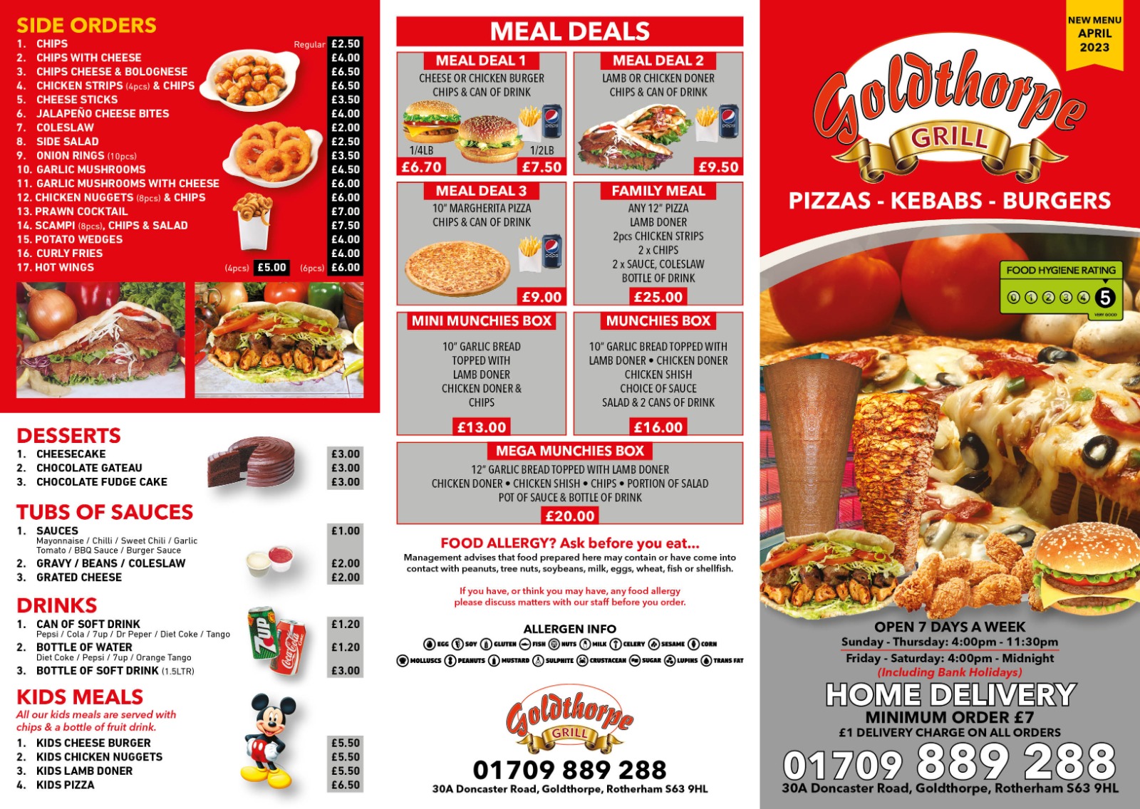 Goldthorpe Grill 30A Doncaster Rd, Goldthorpe, Rotherham