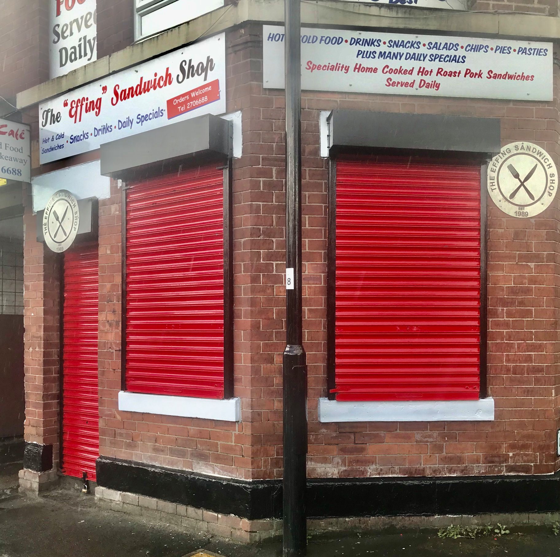 Effingham Sandwich Shop Menu