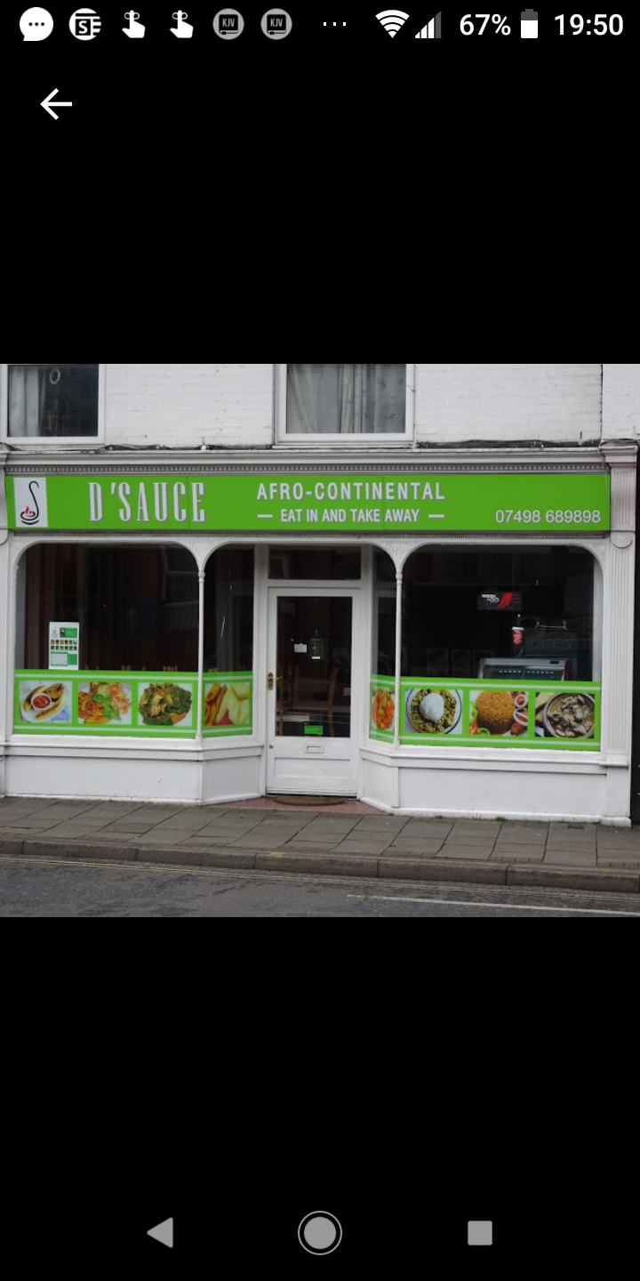 D'sauce Afro-Kitchen 47 Norwich Rd, Ipswich