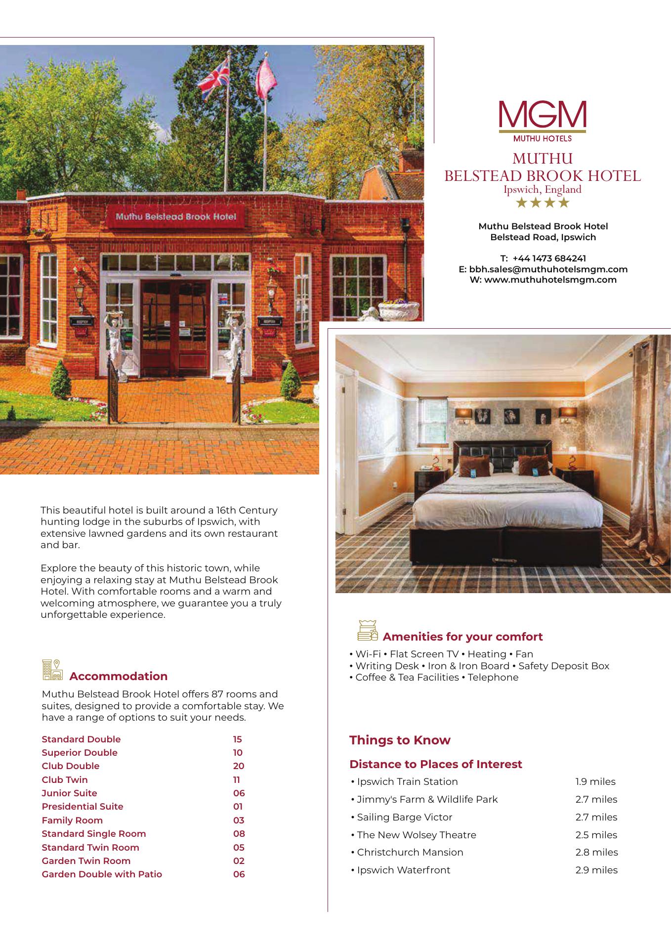 Muthu Belstead Brook Hotel