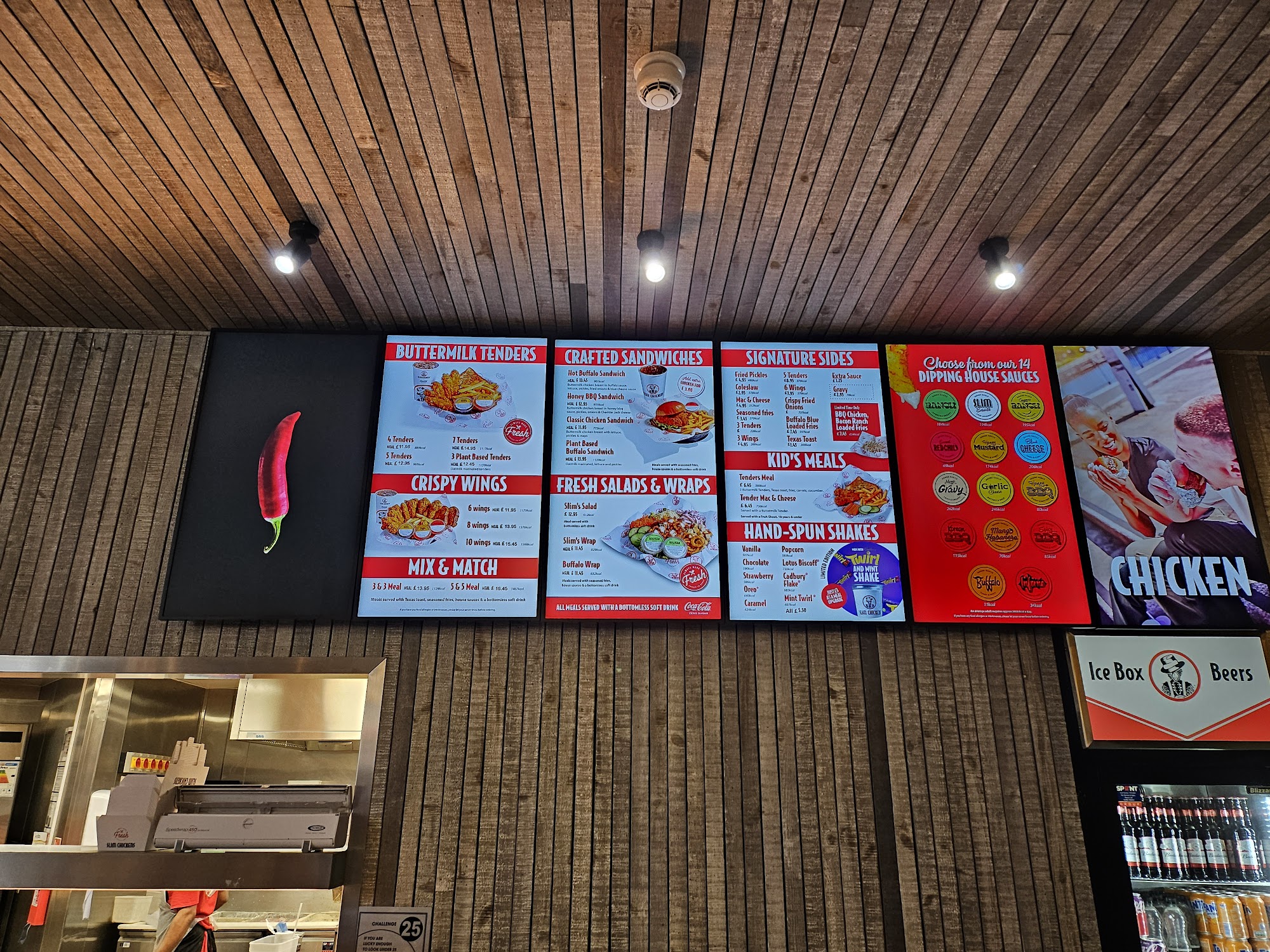 Slim Chickens 1 Cambridge Circus, London