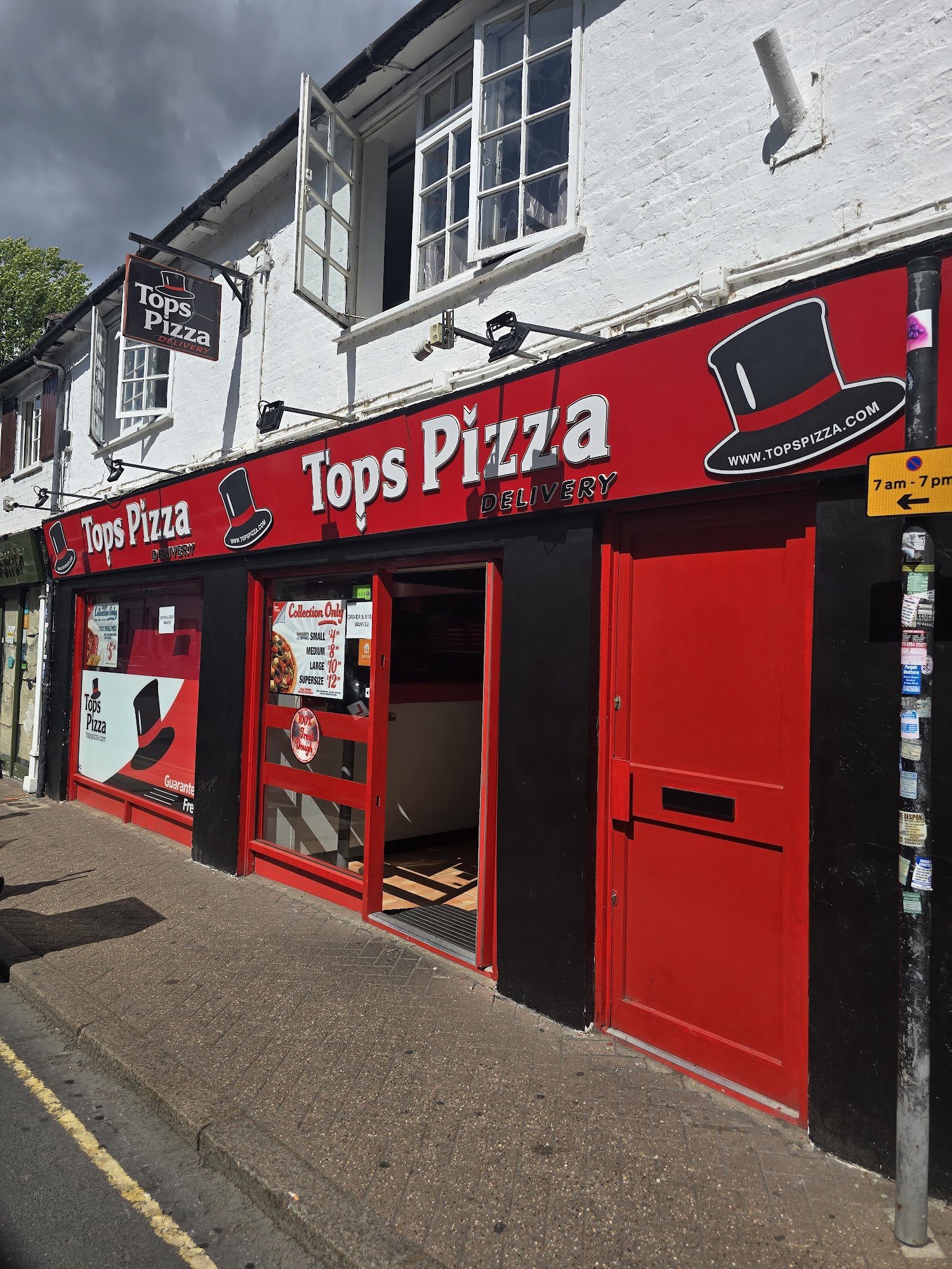 Tops Pizza 11-13 Church St, Staines