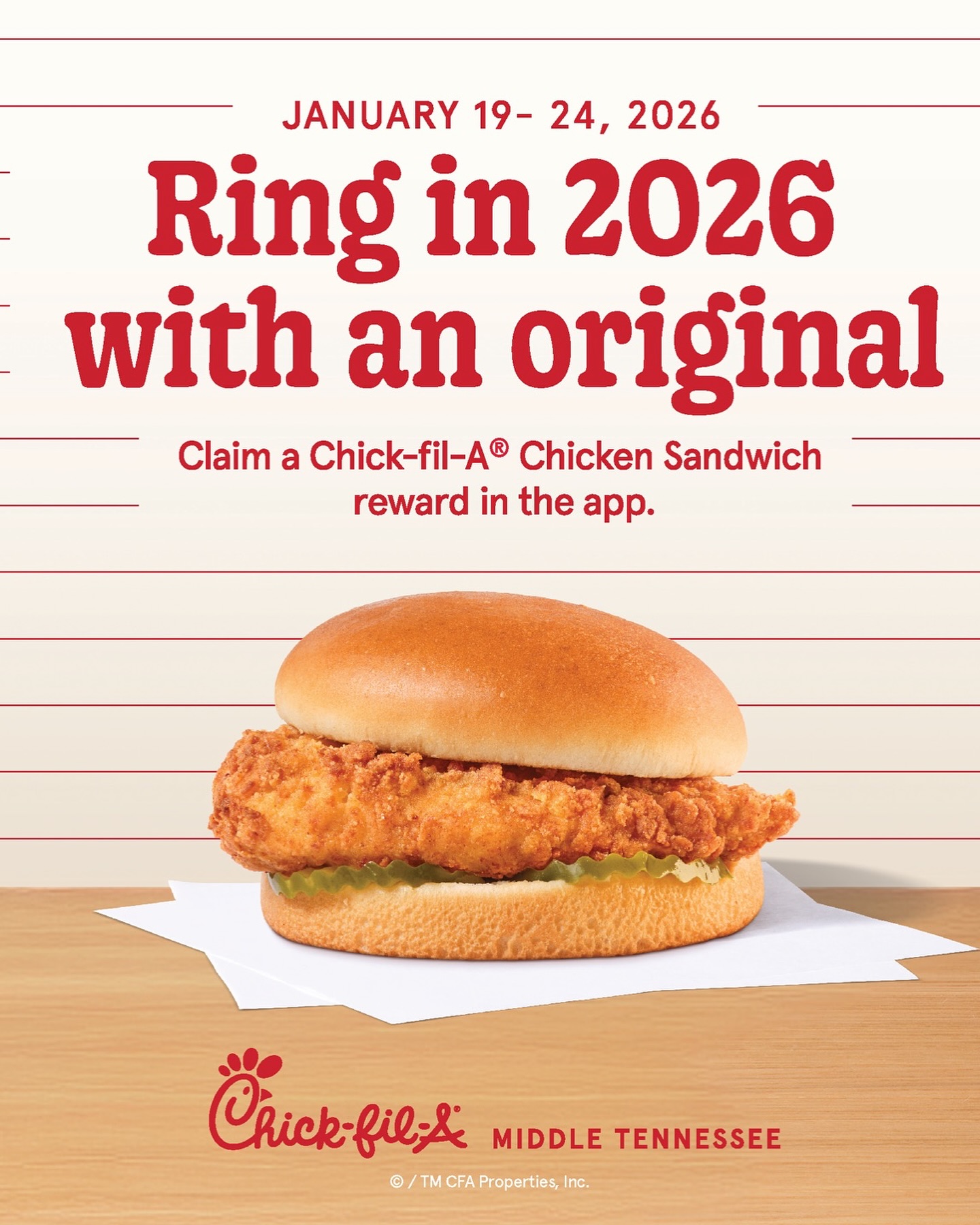Chick-fil-A Menu