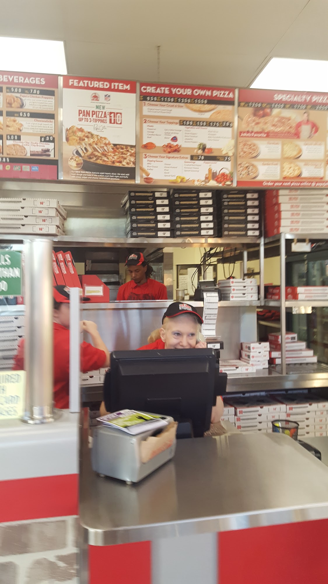 Papa Johns Pizza Menu