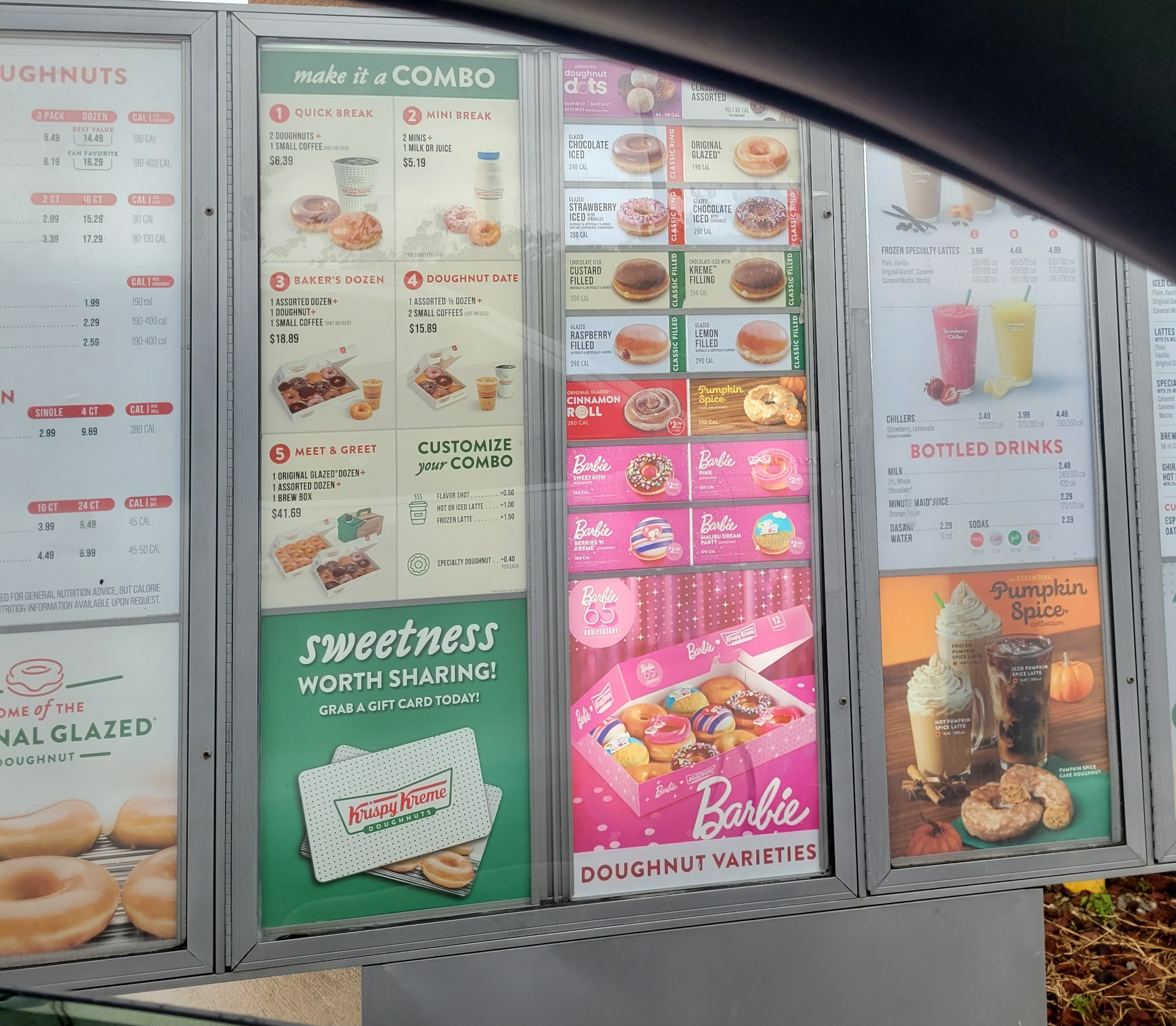 Krispy Kreme Menu