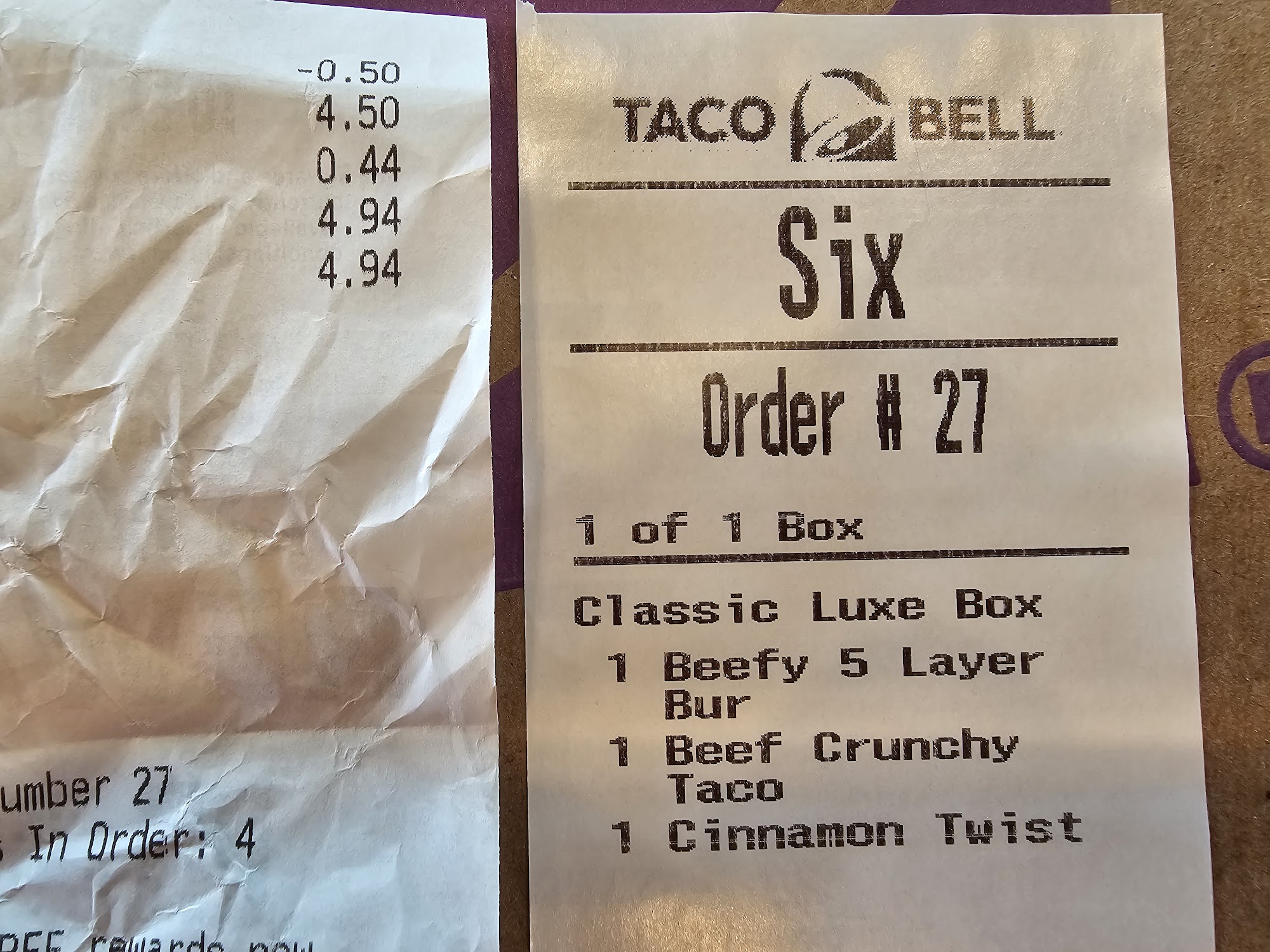 Taco Bell Menu