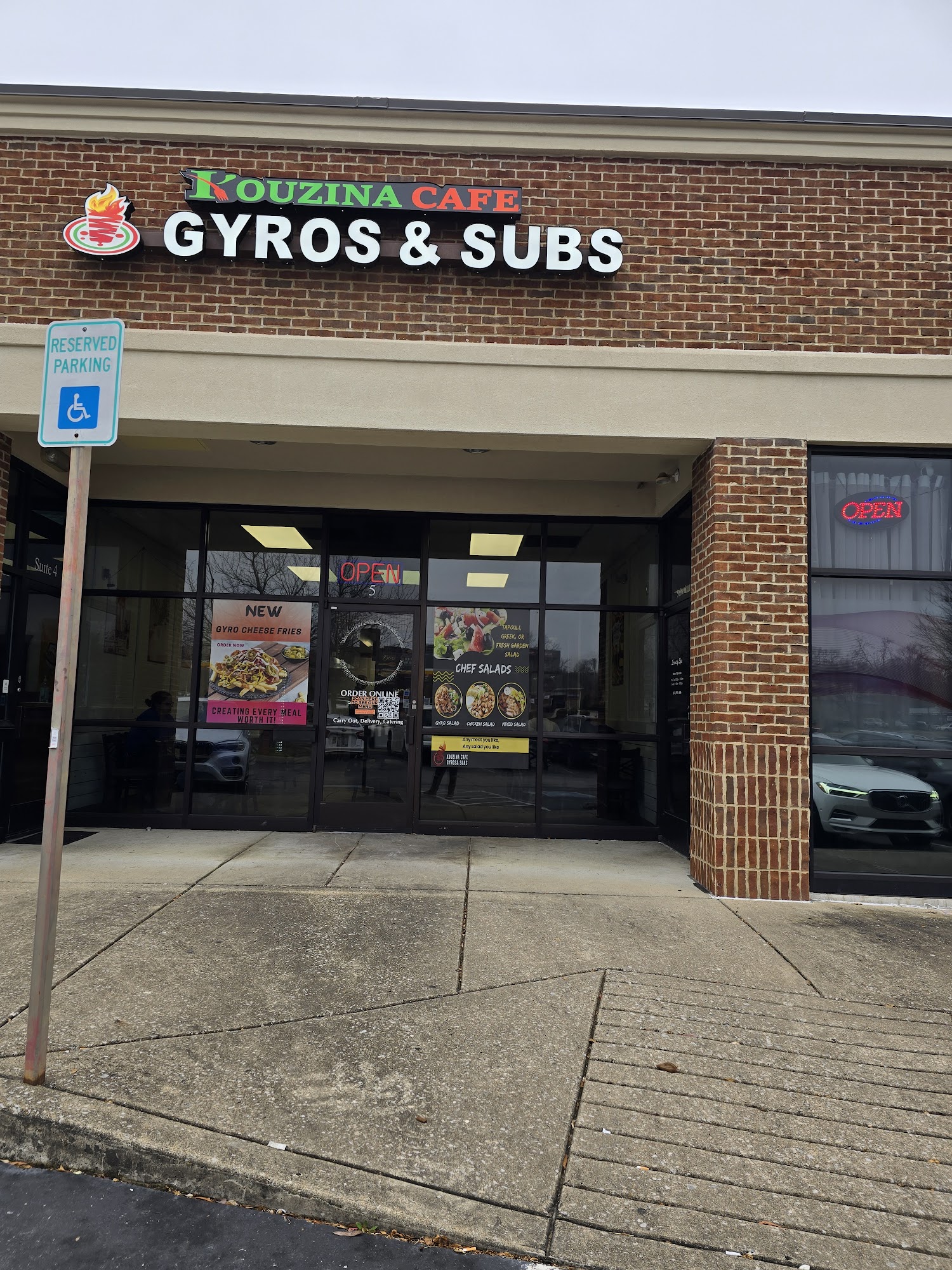 Kouzina cafe Gyros & Subs at Cool Springs 1800 Carothers Pkwy, Brentwood, TN 37027