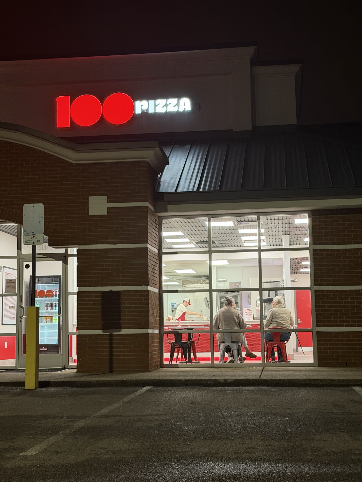 100 Pizza Menu