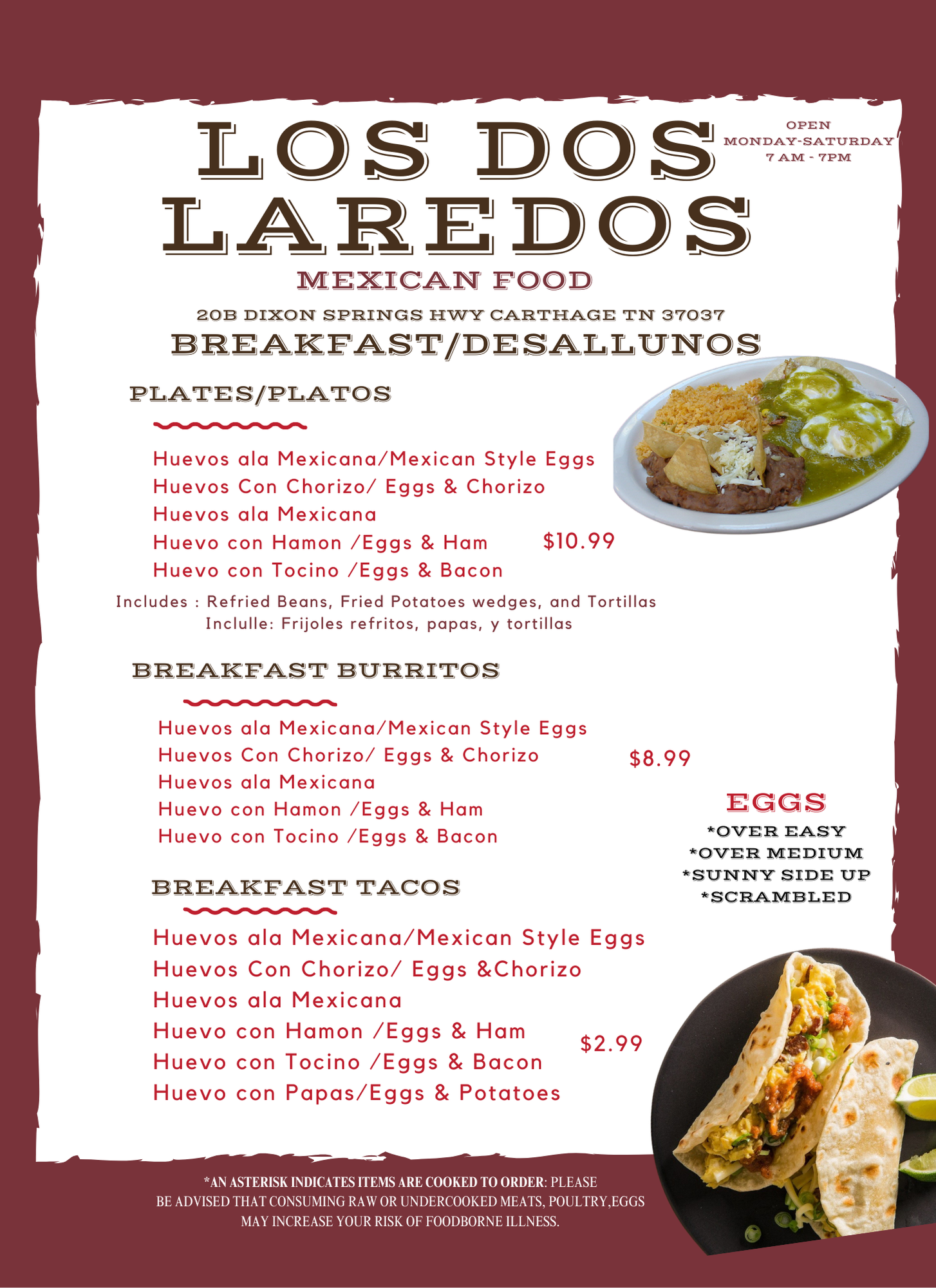 Los Dos Laredos 20b Dixon Springs Hwy, Carthage