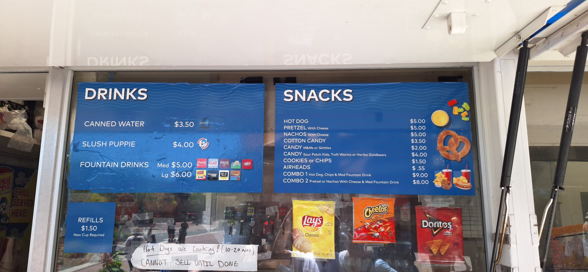 Snack Island Menu