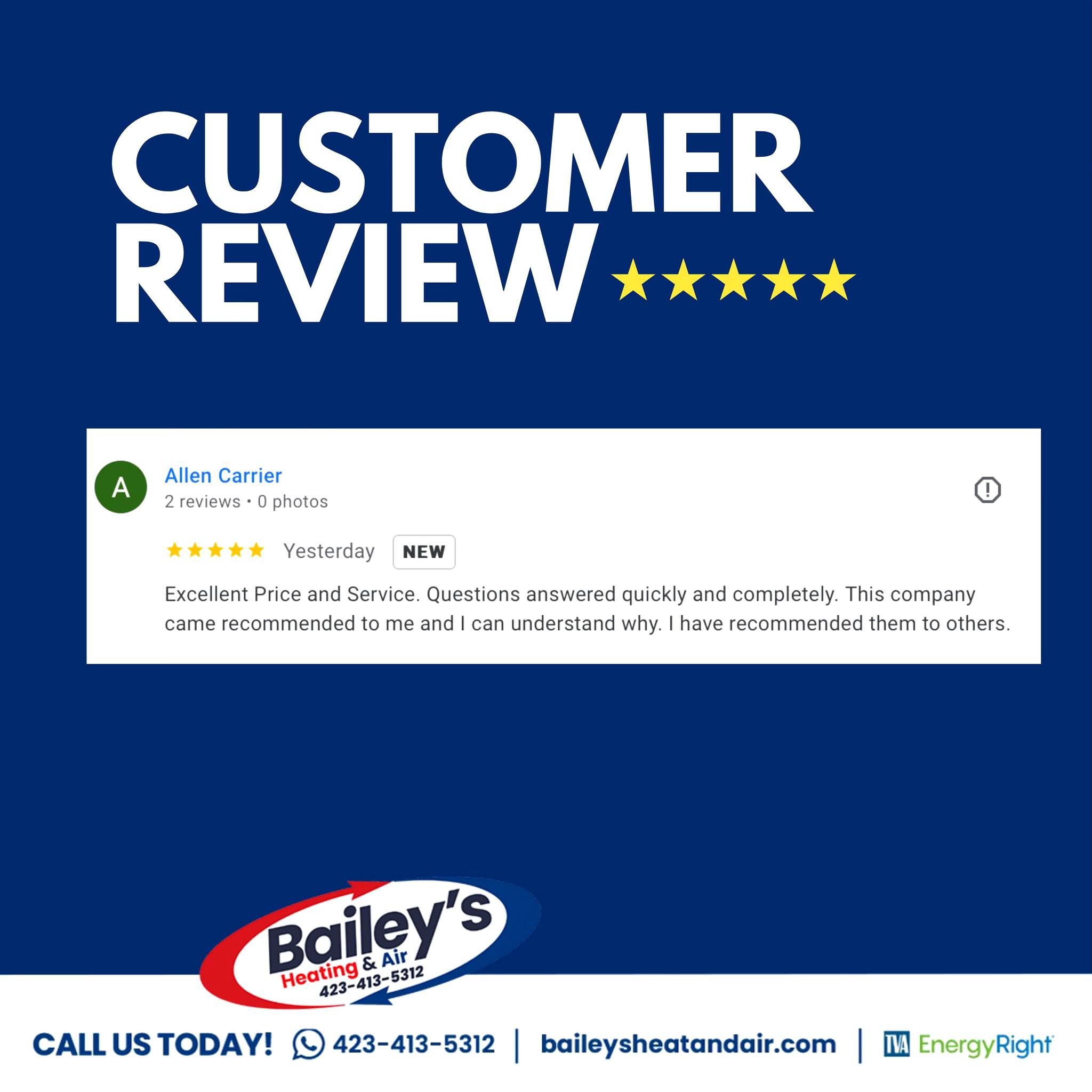 Baileys Heating & Air Service Co