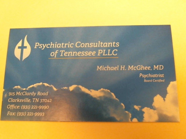 Psychiatric Consultants of Tennessee PLLC 915 McClardy Rd, Clarksville Tennessee 37042