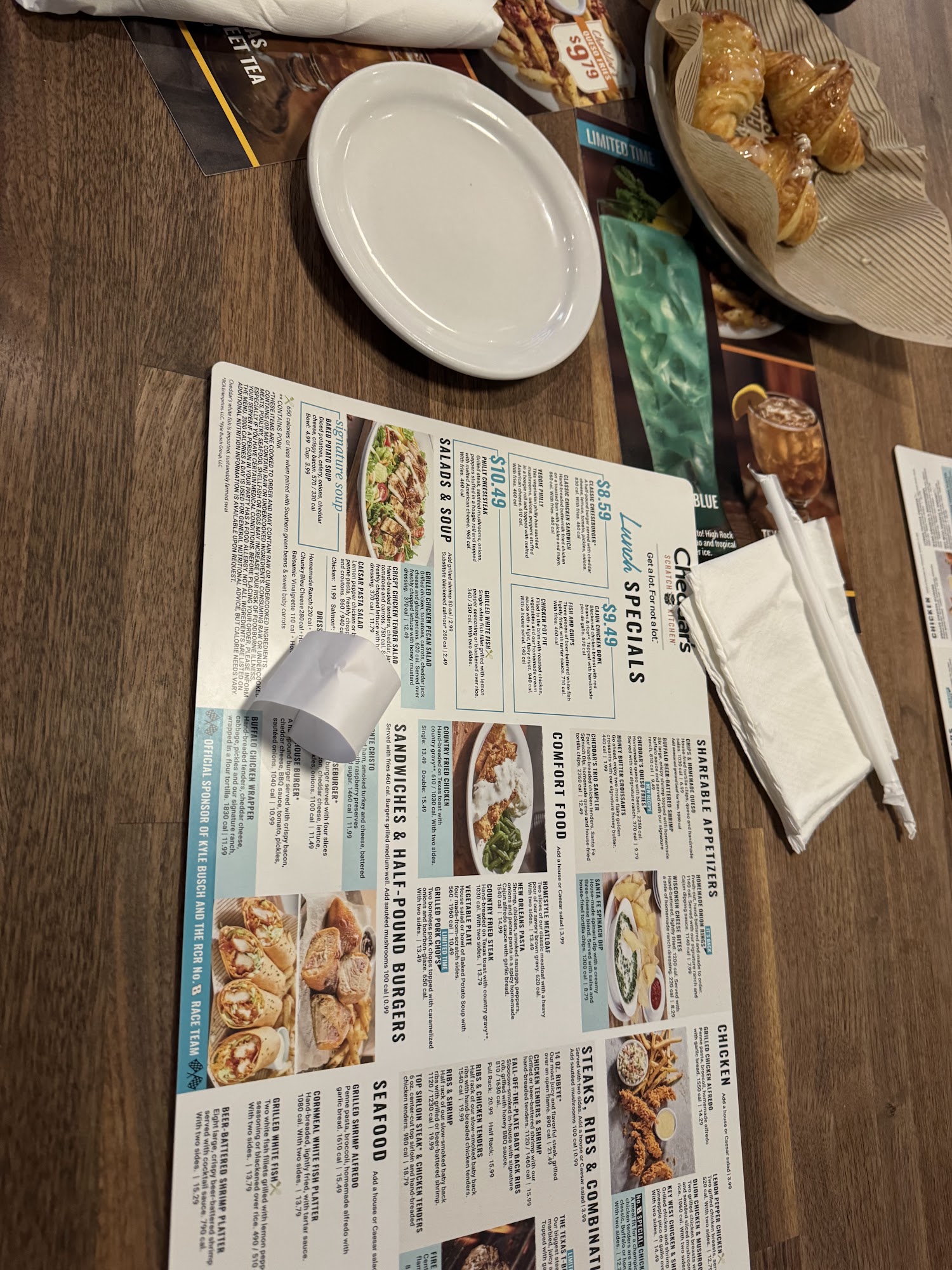 Cheddar's Scratch Kitchen Menu
