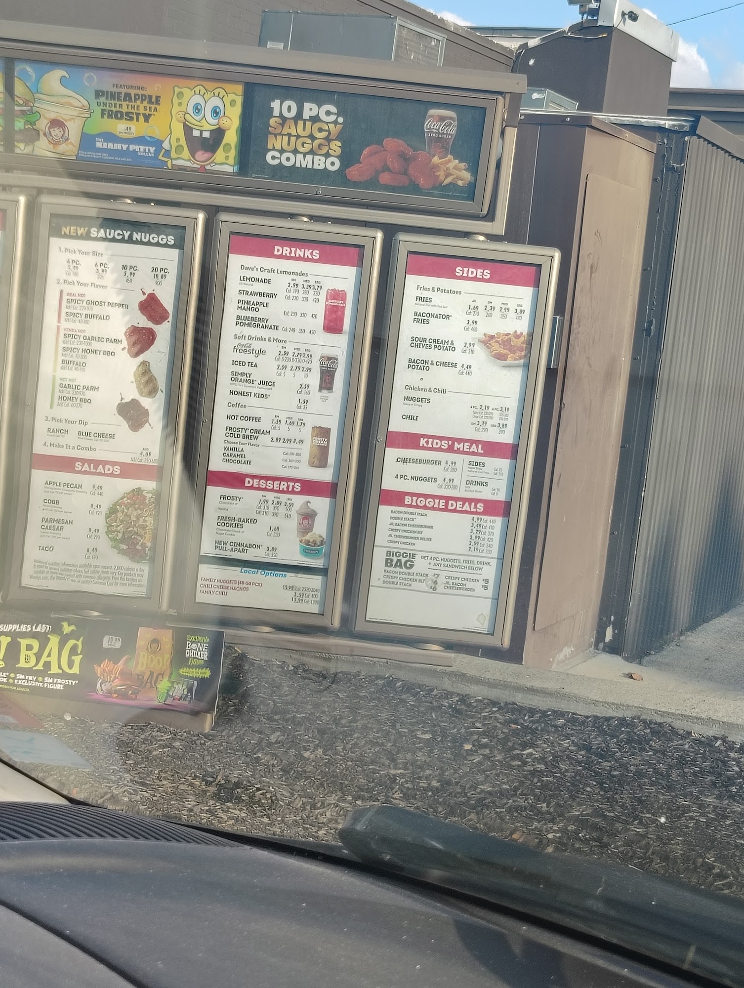 Wendy's Menu
