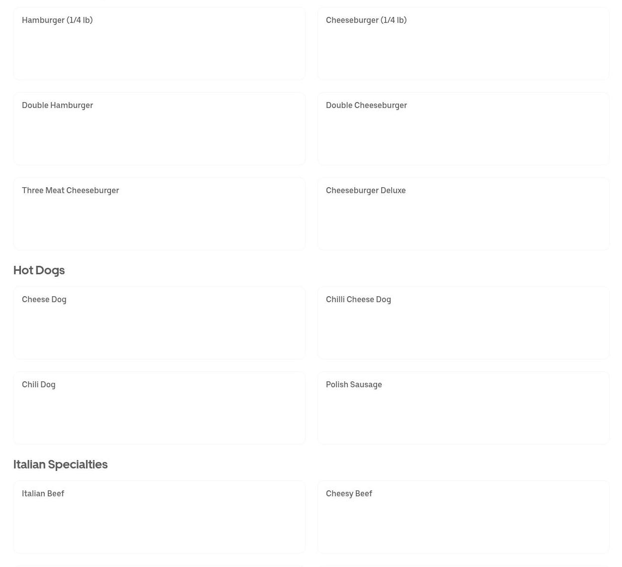 Planet Take N Bake Menu