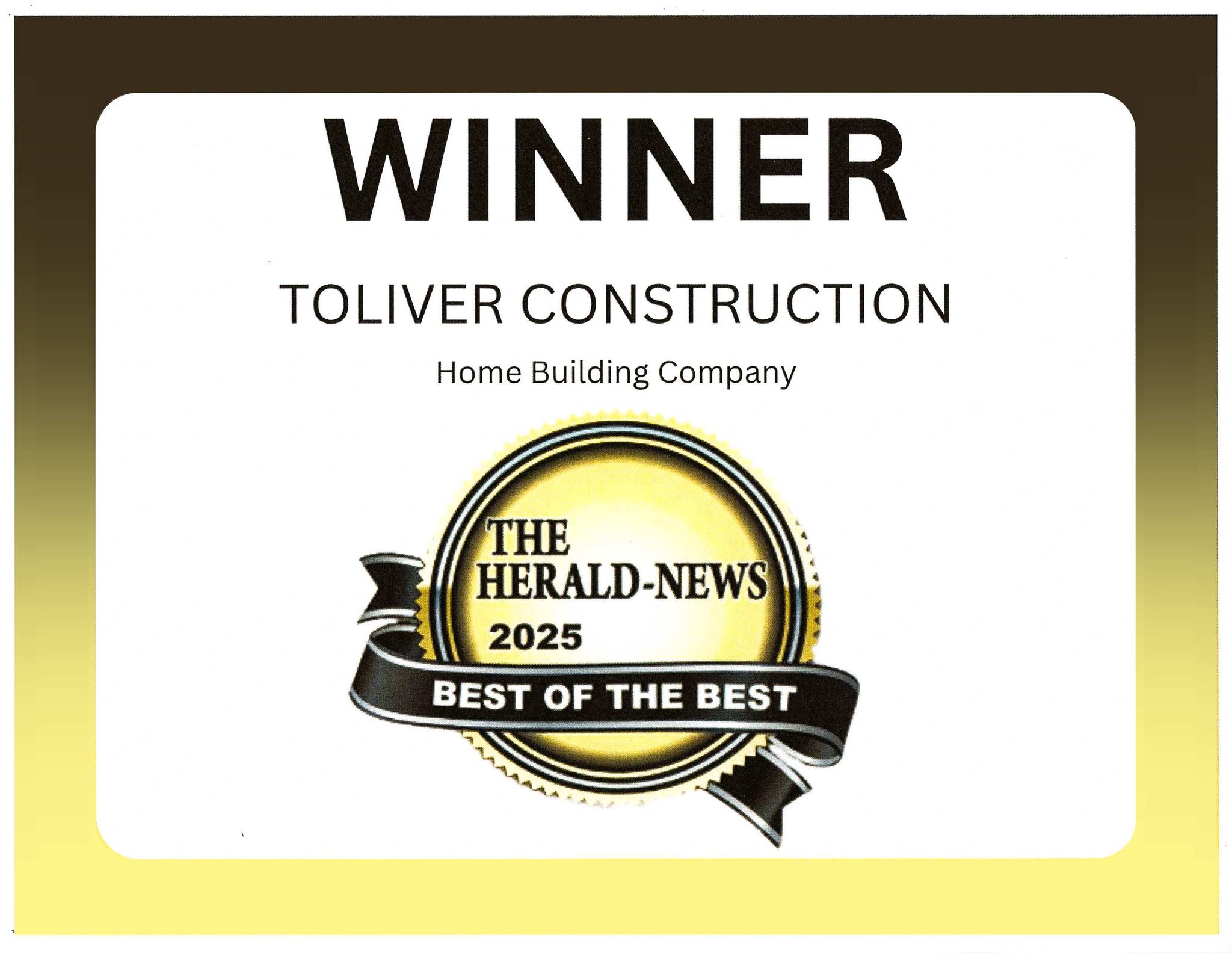 Toliver Construction Enterprises, LLC
