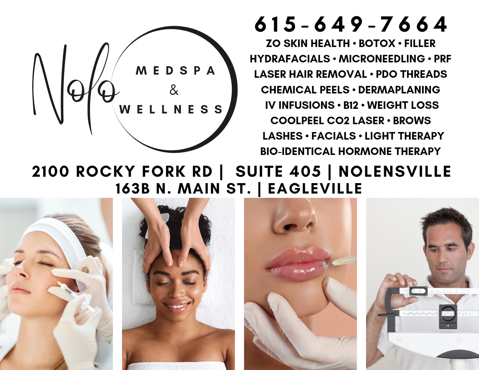 Nolo Medspa & Wellness - Eagleville, TN 163b N Main St, Eagleville Tennessee 37060