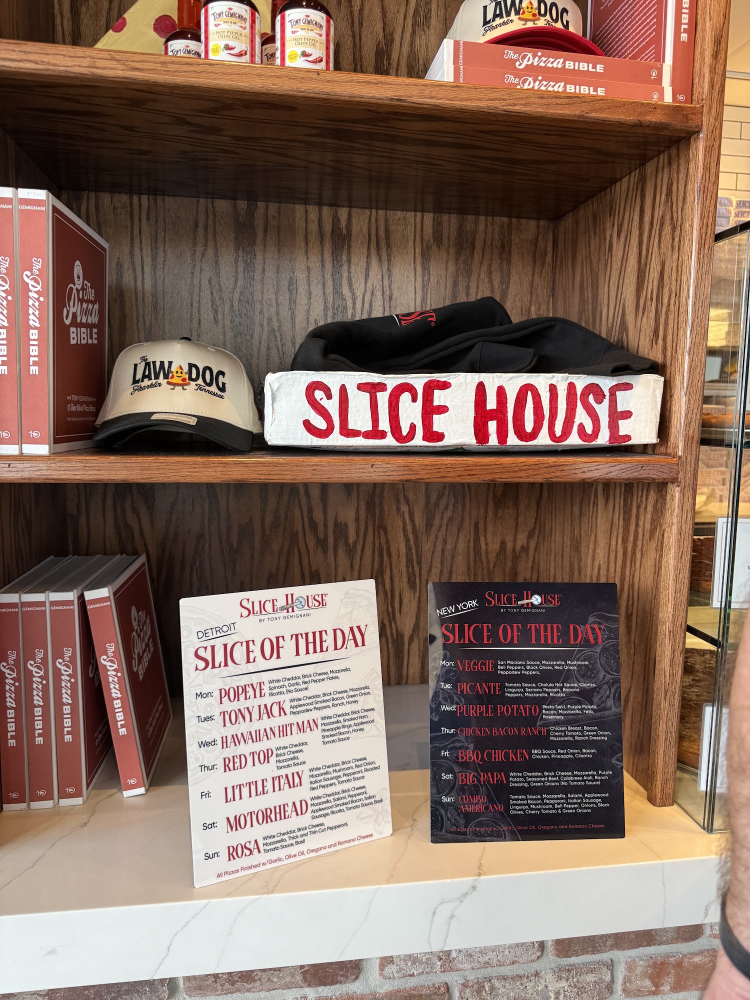 Slice House by Tony Gemignani Menu