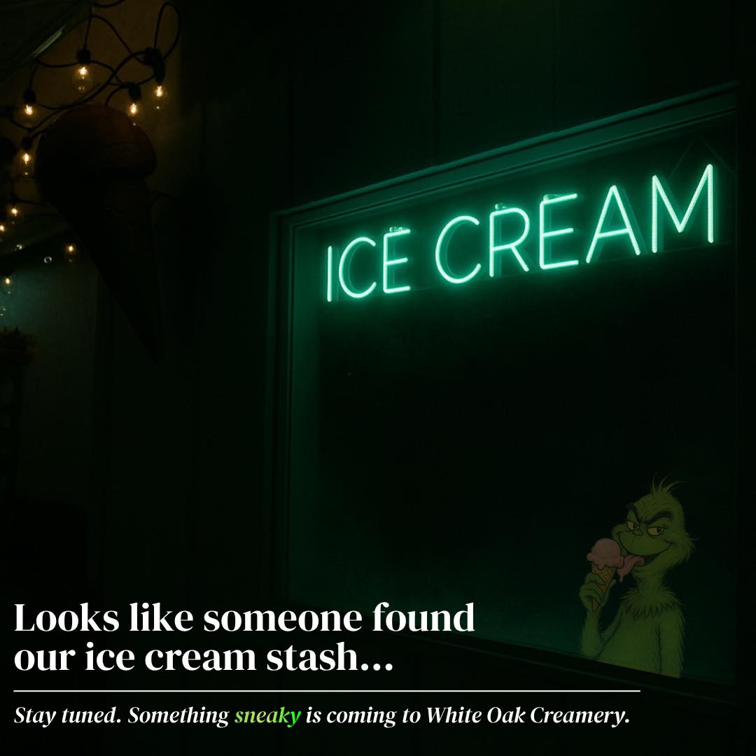 White Oak Creamery Menu