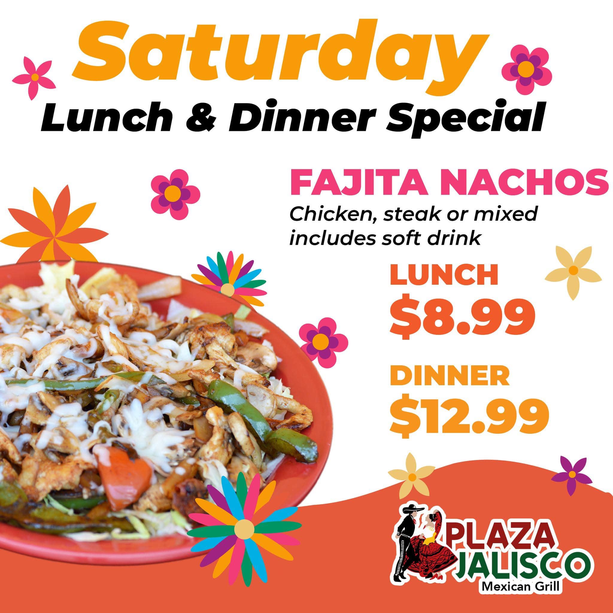 Plaza Jalisco Mexican Grill Menu