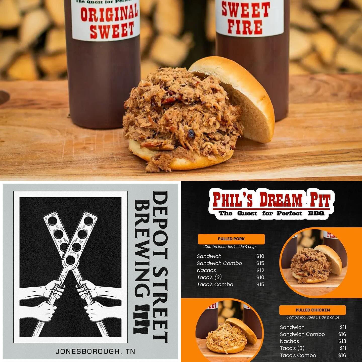 Depot Street Brewing Menu