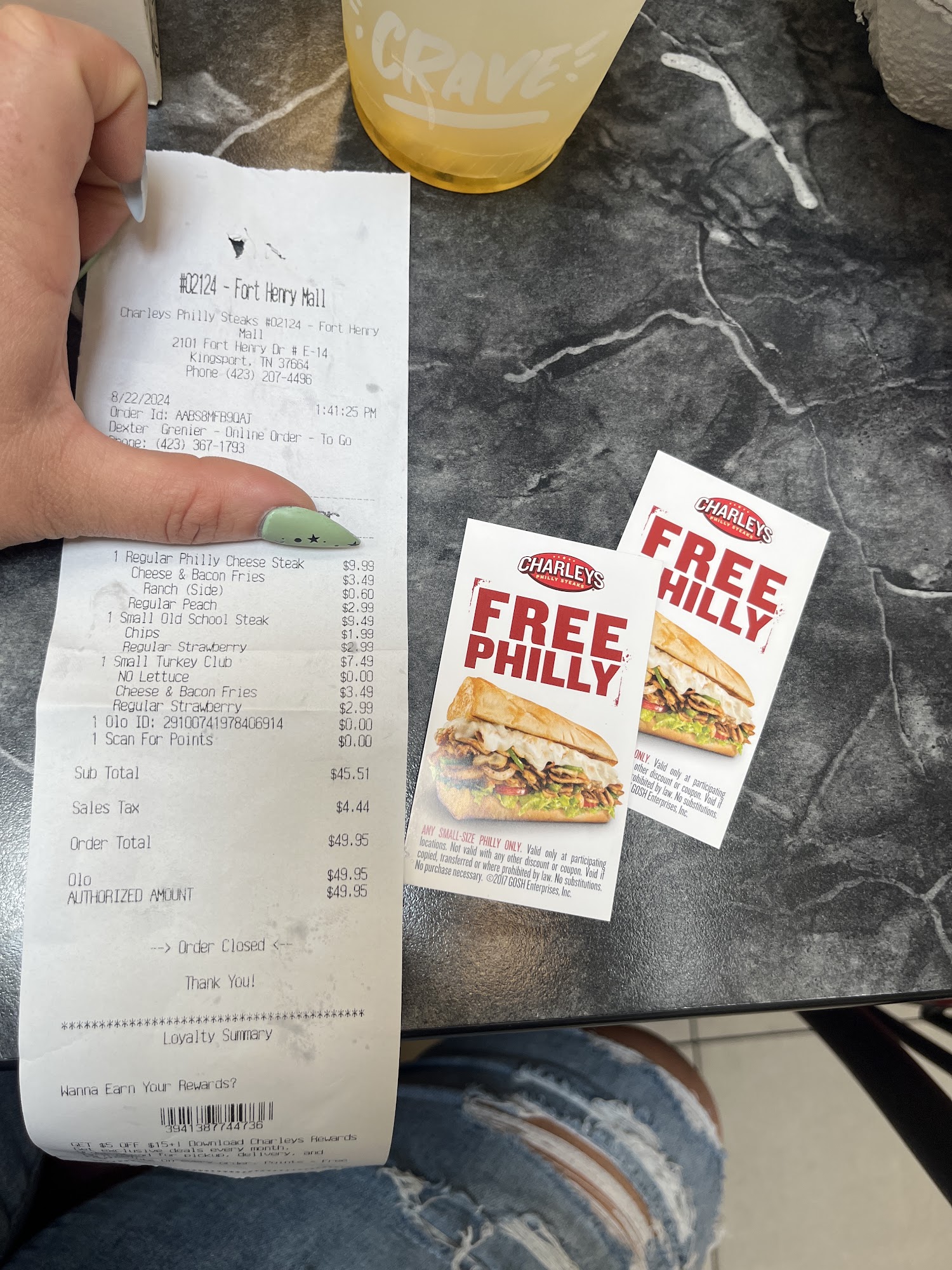 Charleys Cheesesteaks Menu