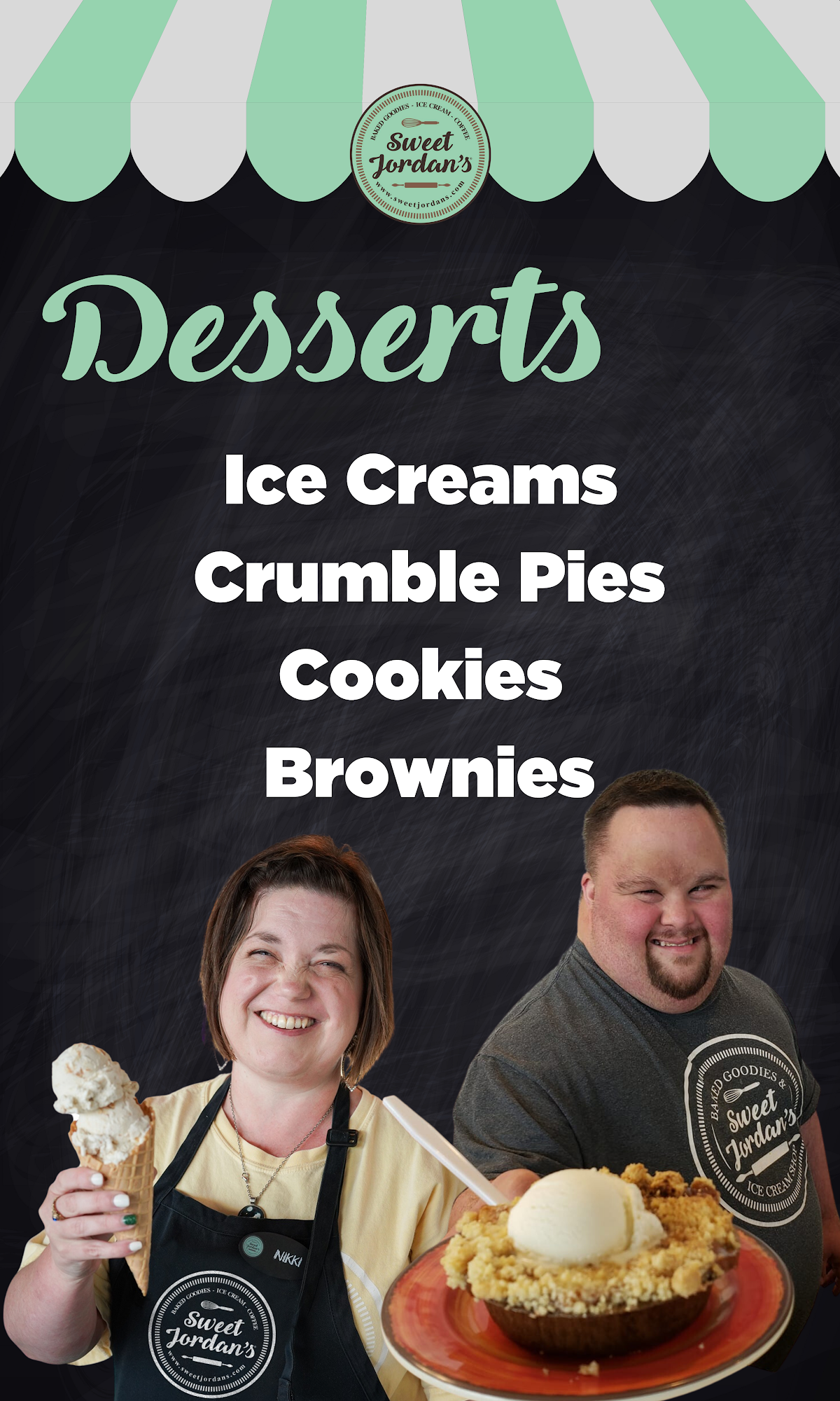 Sweet Jordan's Menu