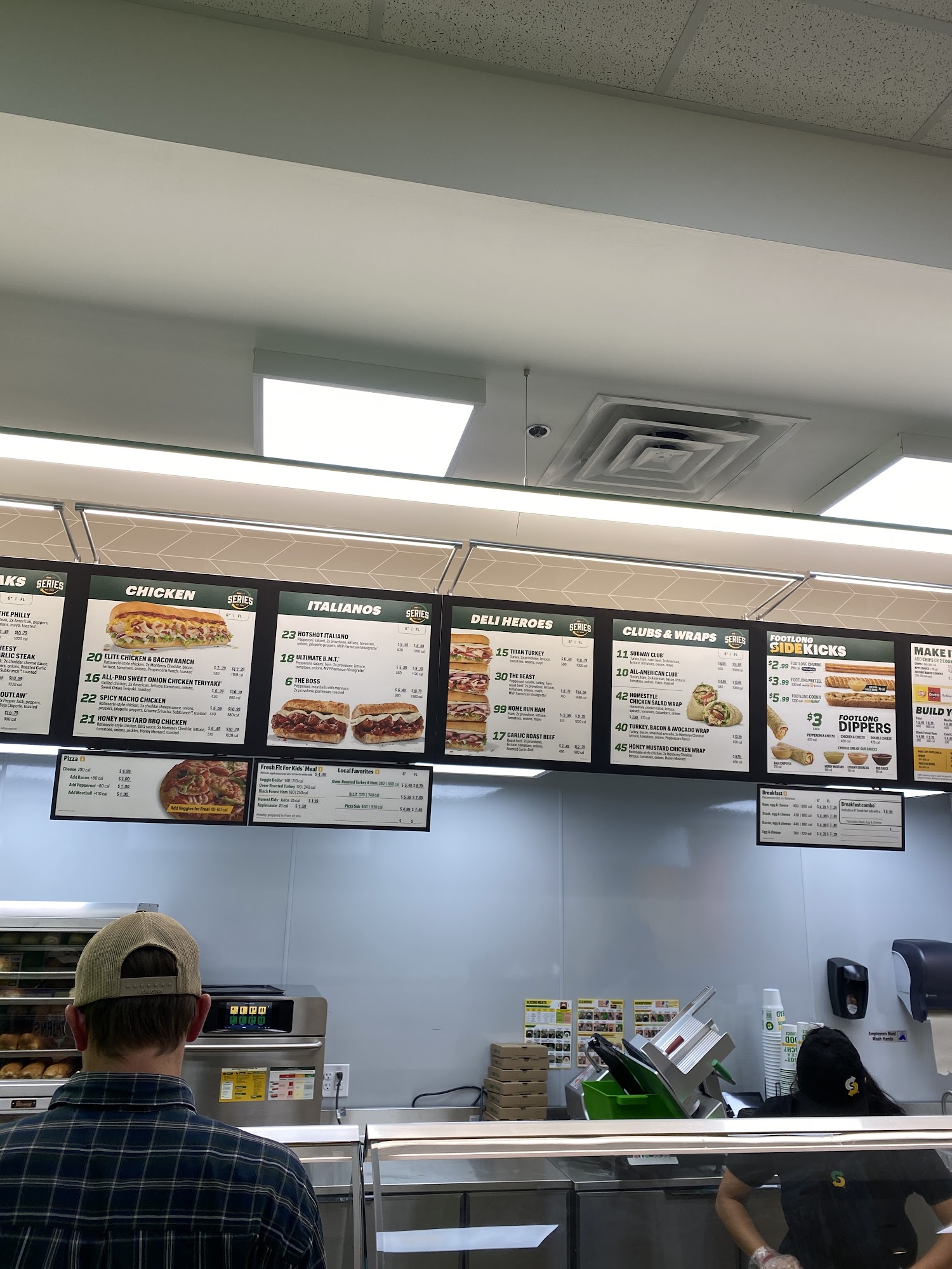 Subway Menu