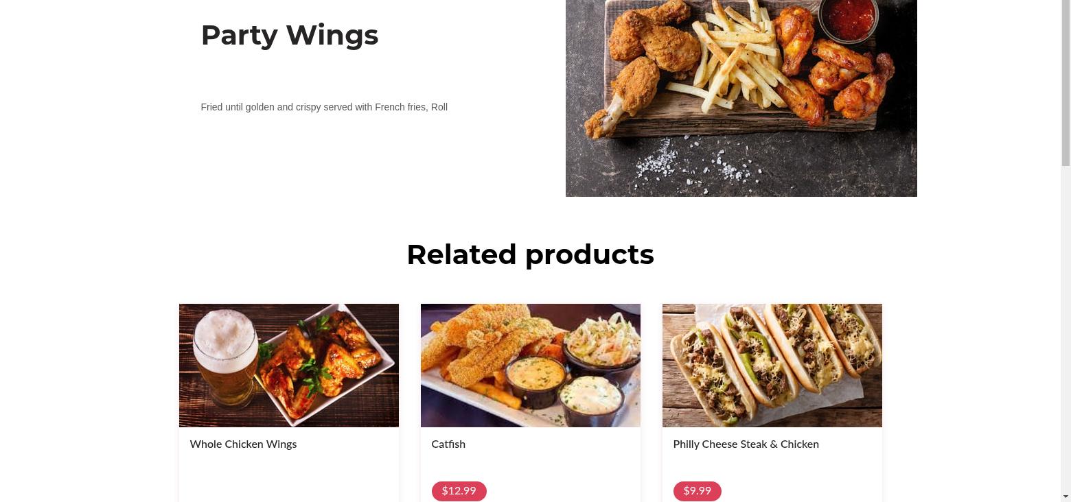 Leflore’s Wings & Things Menu