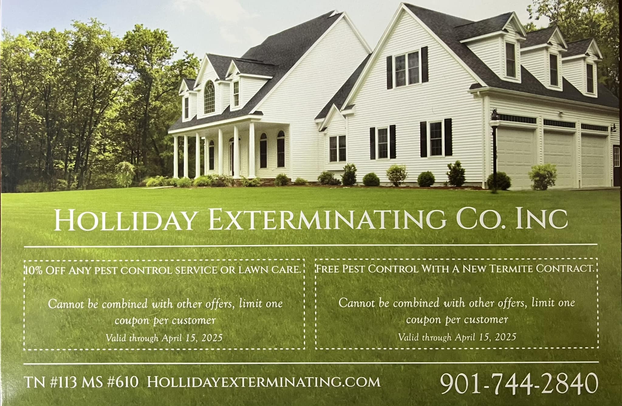 Holliday Exterminating Co Inc