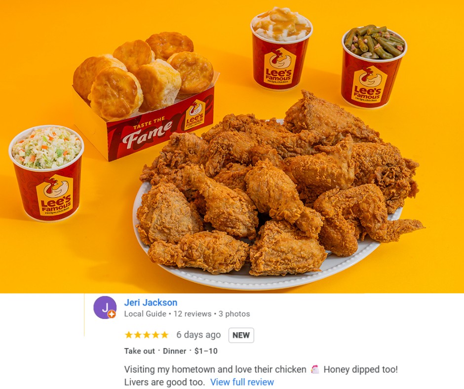 Lee's Fish Market Menu