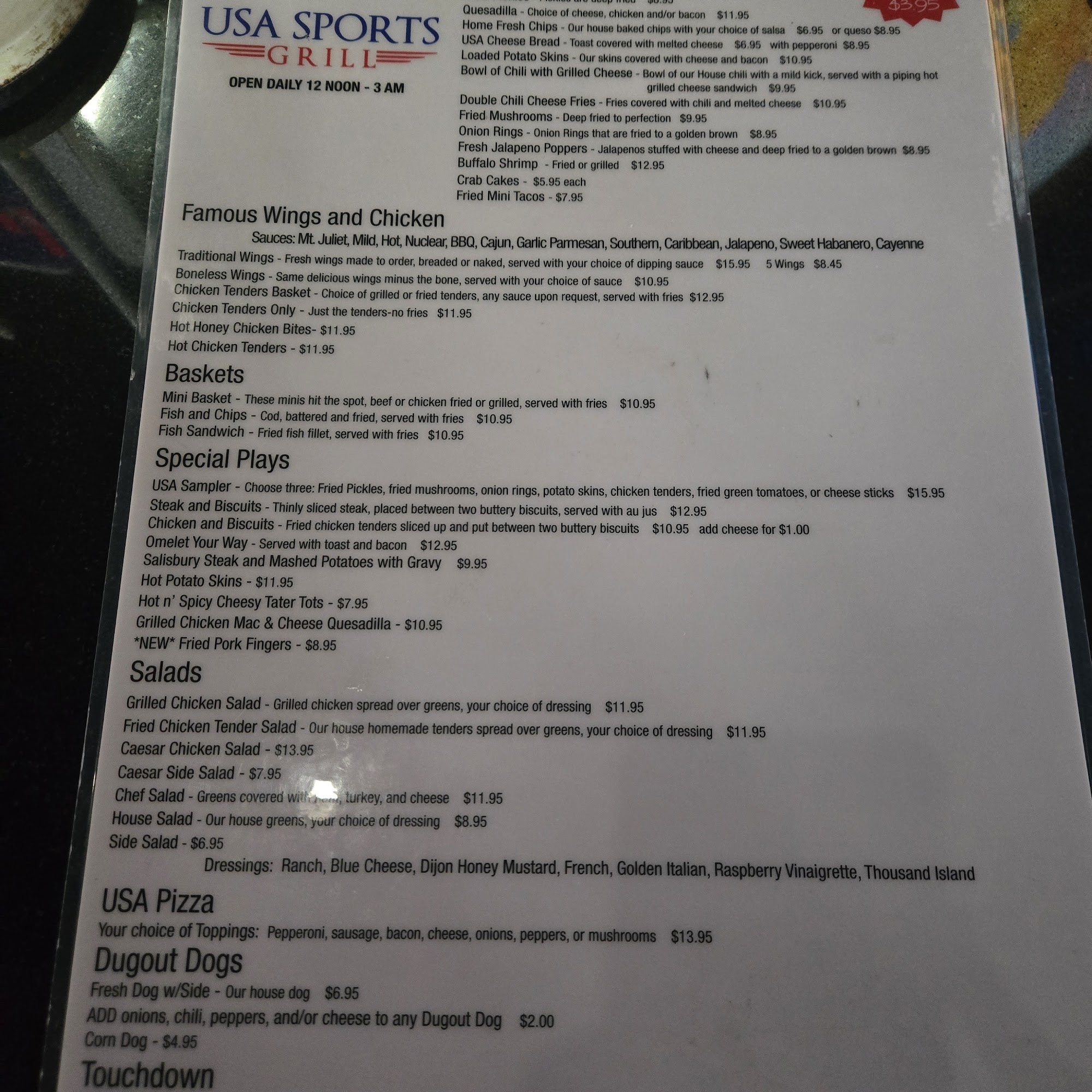 USA Sports Grill Mount Juliet