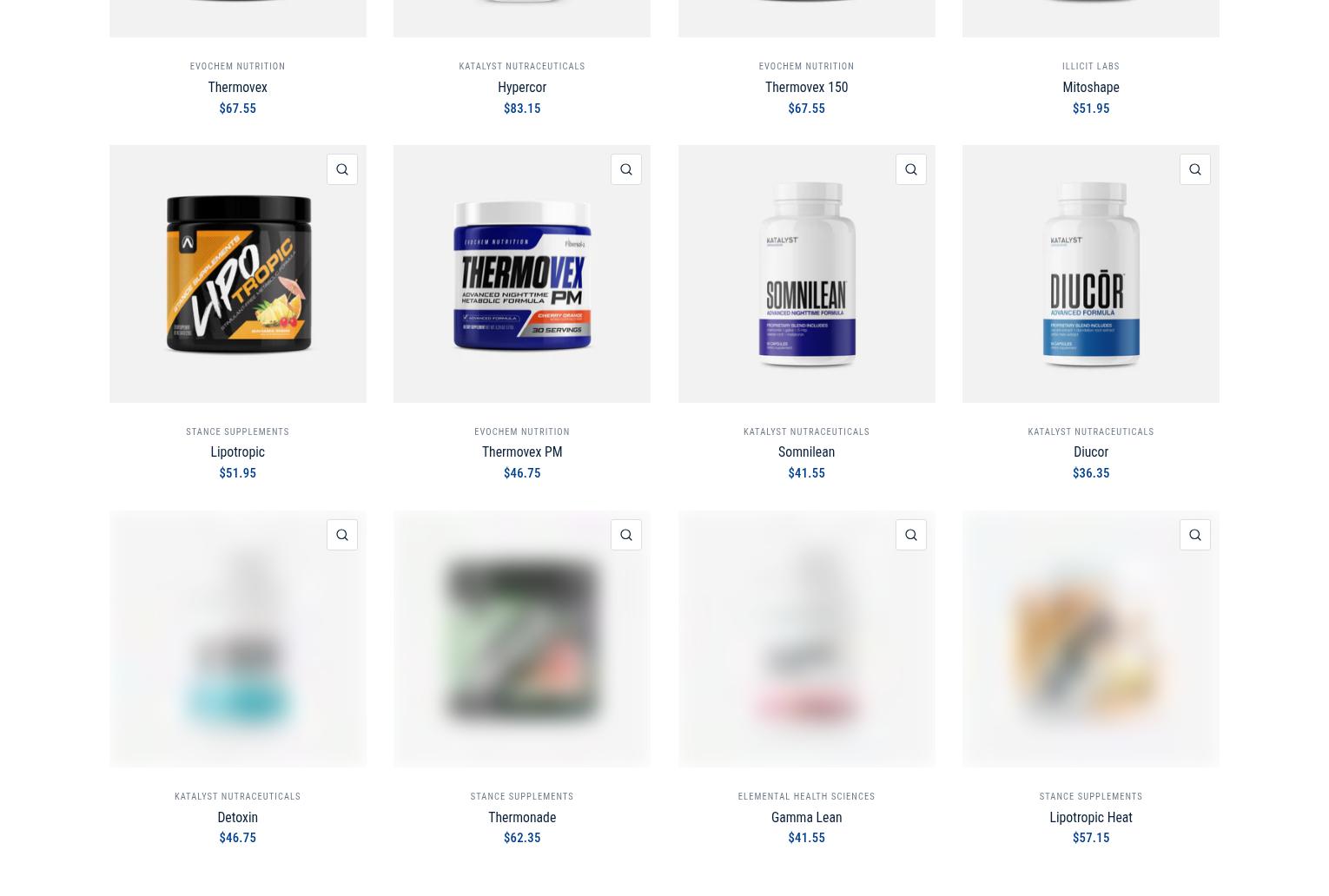 Nutrishop Mt. Juliet Menu