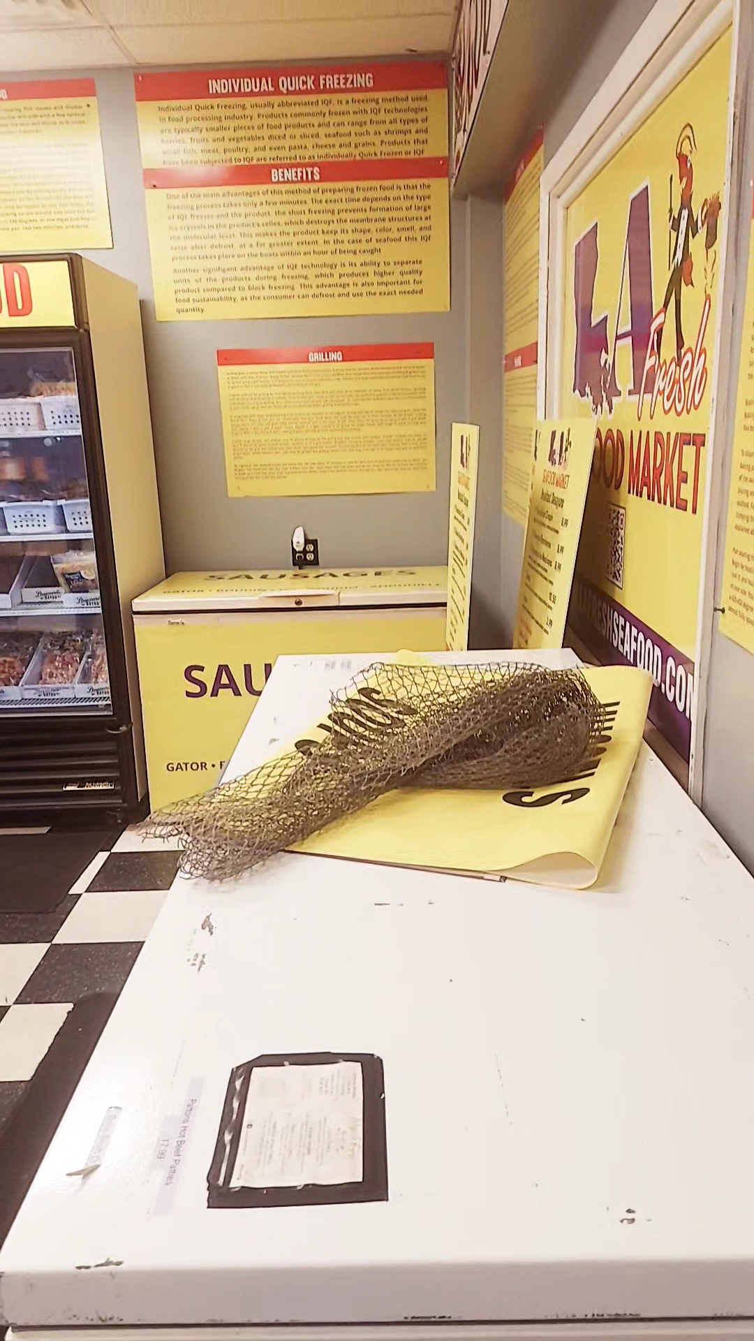 Louisiana Fresh Seafood Menu