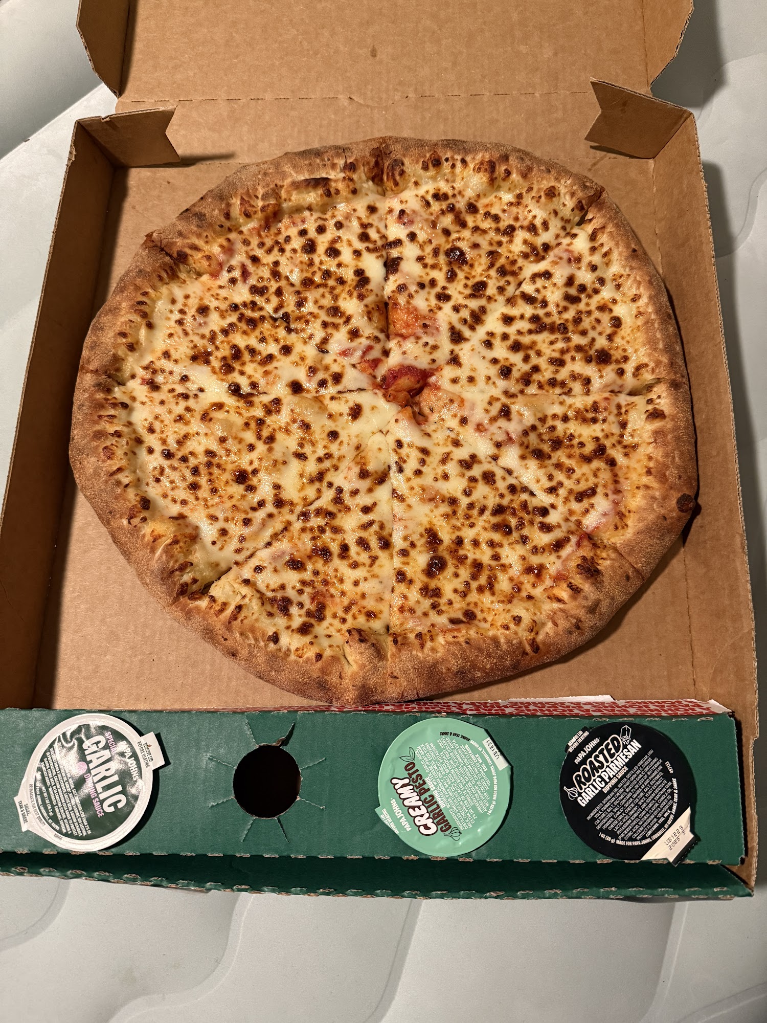 Papa Johns Pizza Menu