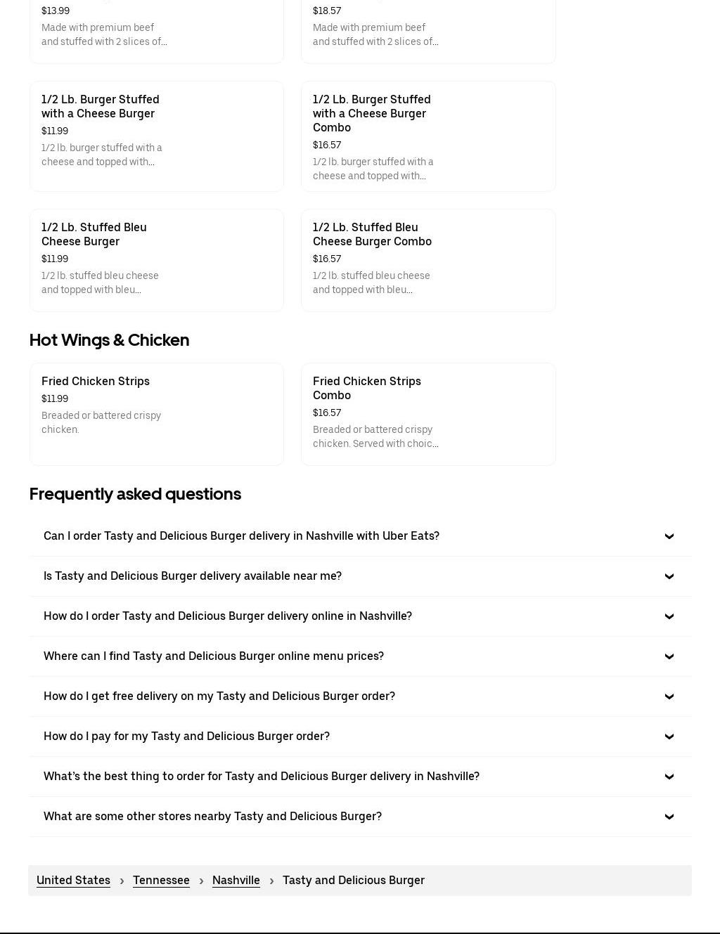 Burger and gyro Menu