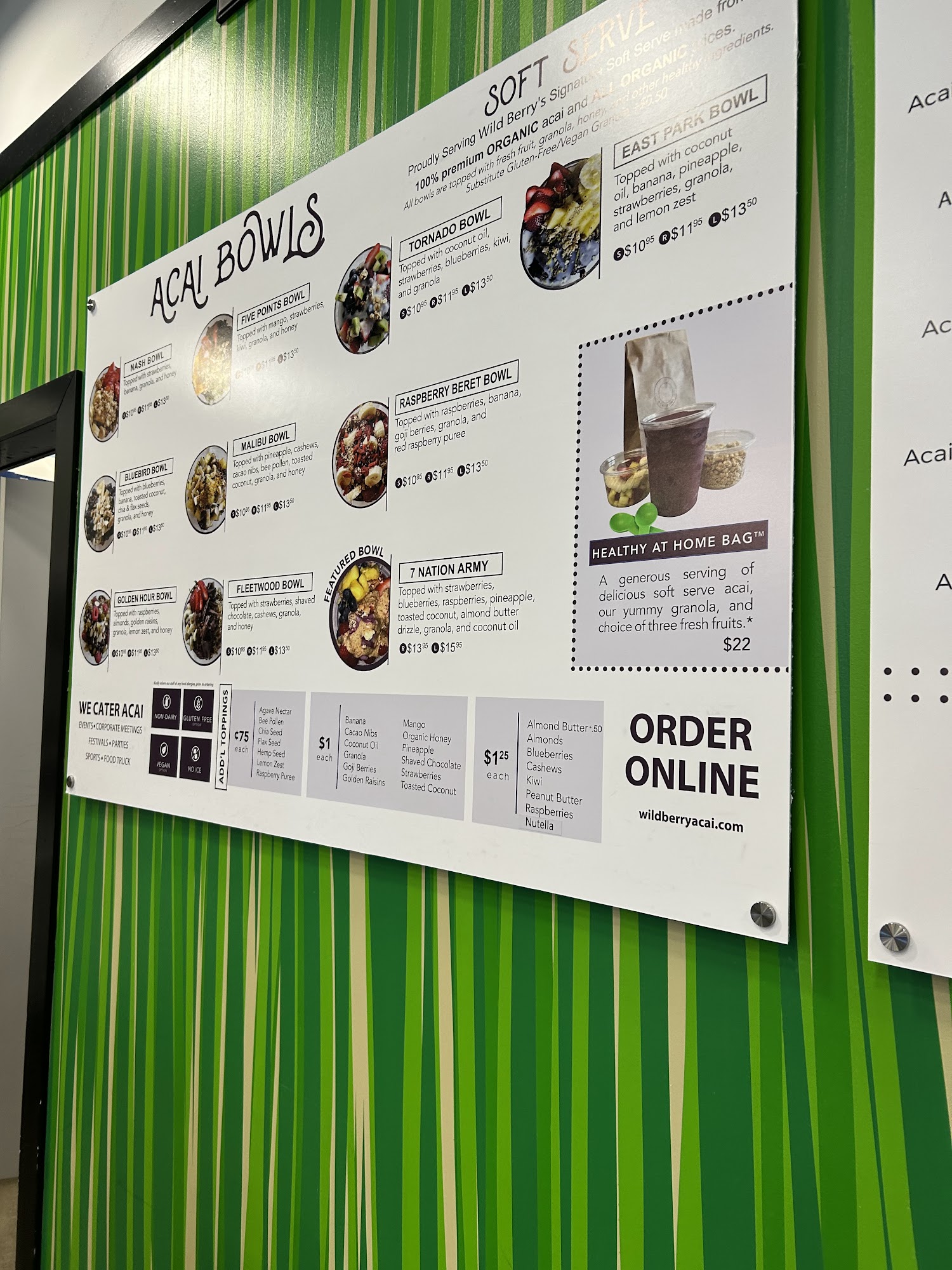 Wild Berry Acai - Midtown Menu