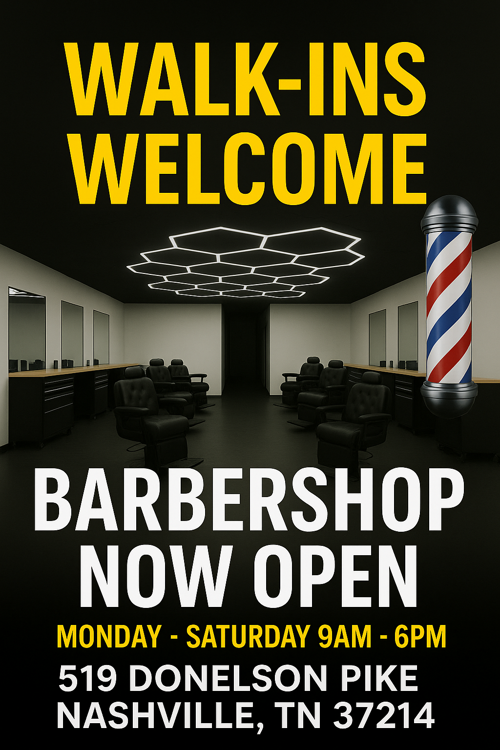 Sal’s BarberShop 519 Donelson Pike, Nashville Tennessee 37214