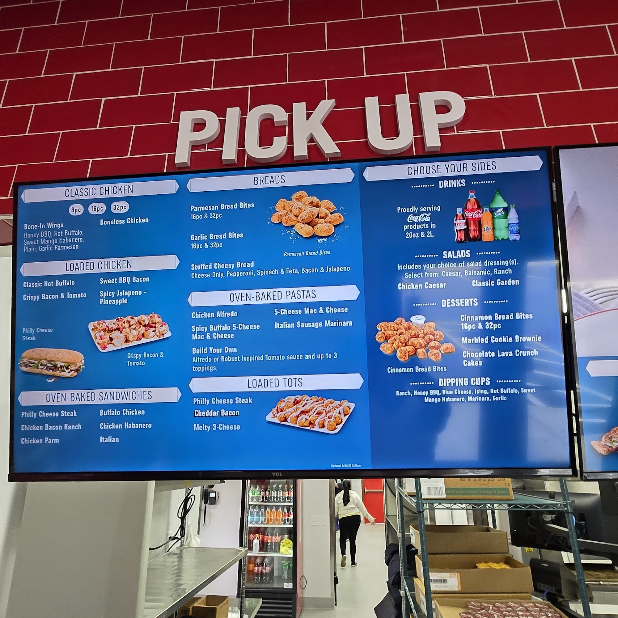 Domino's Pizza Menu